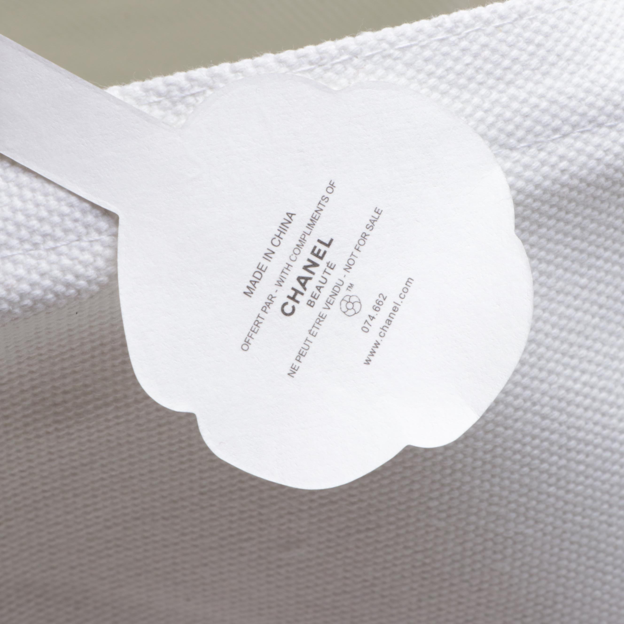 Chanel Parfums Canvas Tote Bag