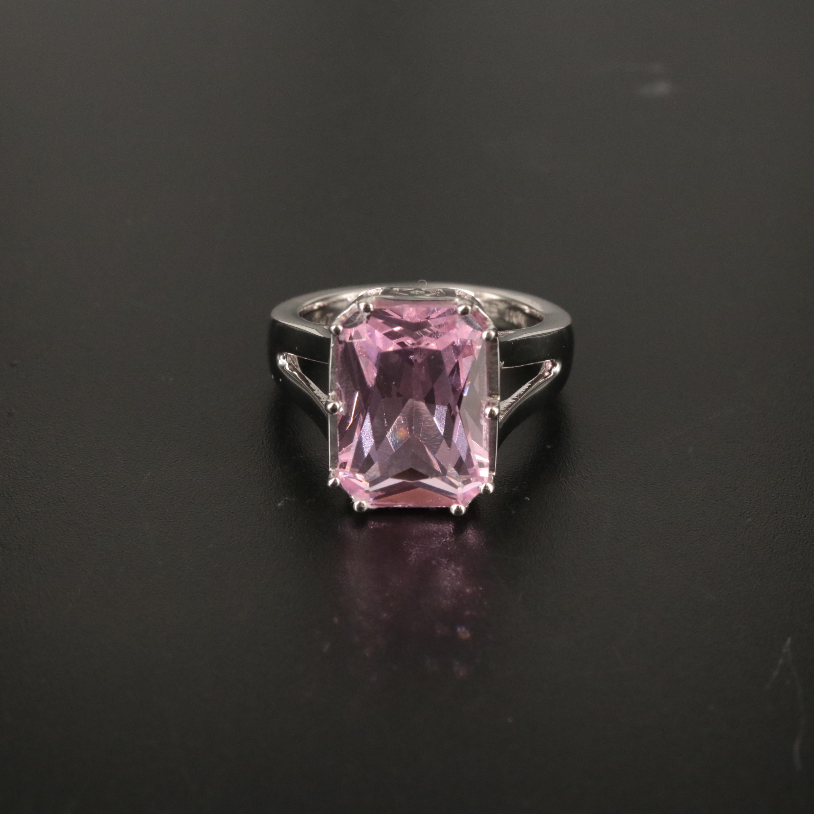 Sterling Imitation Gemstone Ring