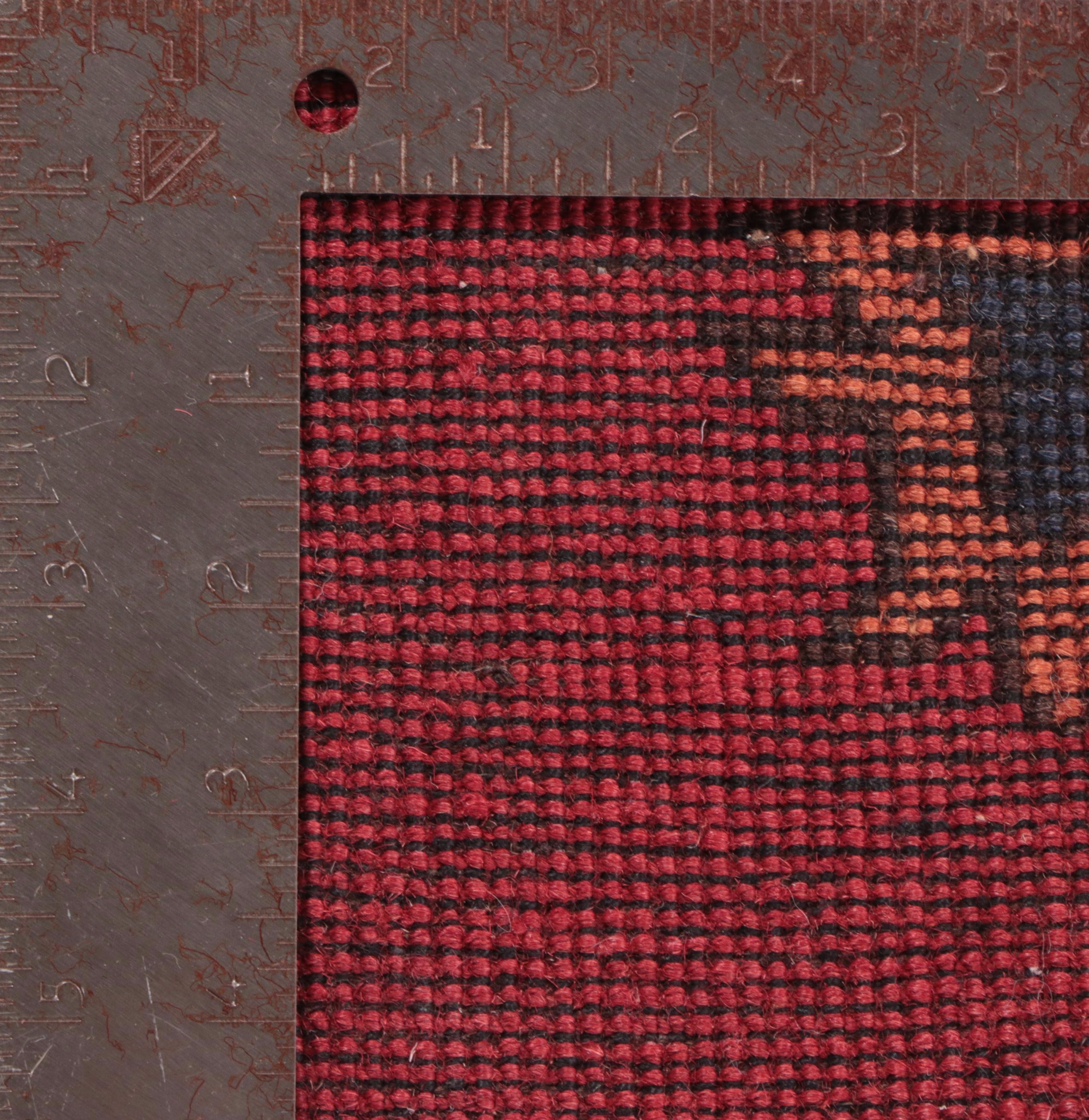 2'10 x 4'1 Hand-Knotted Pakistani Kazak Accent Rug