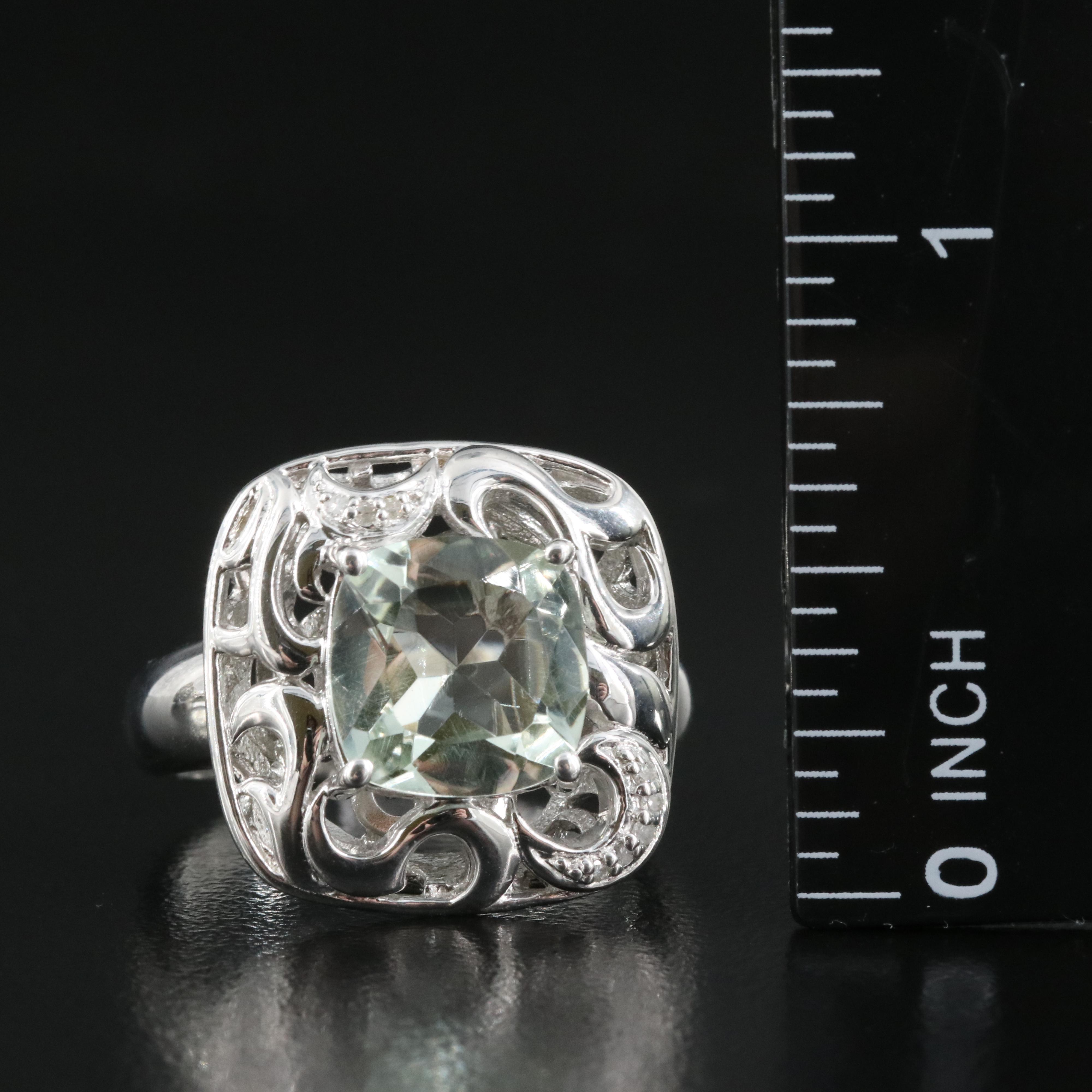 Sterling Amethyst Peridot and Diamond Rings Featuring Robert Manse