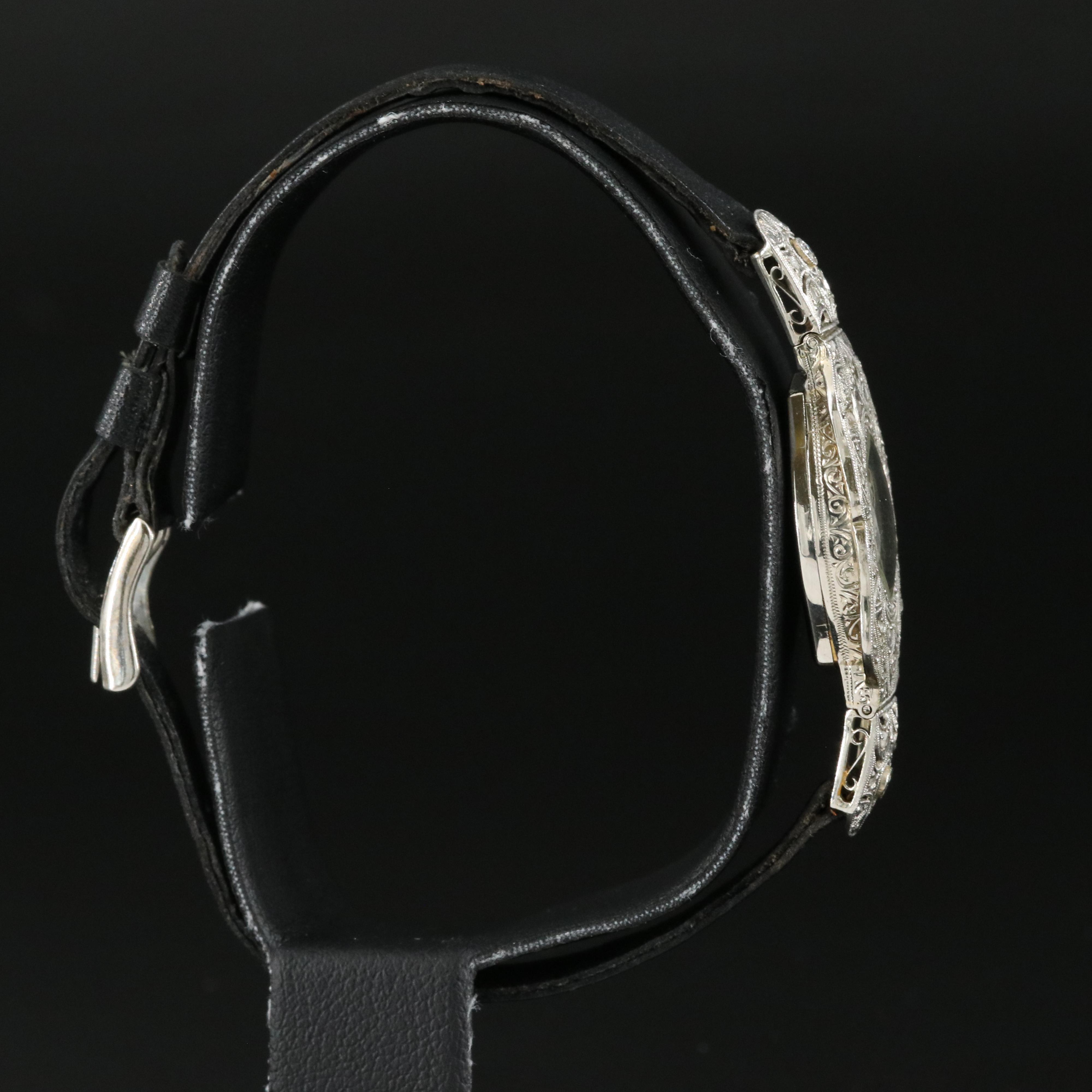 Vintage Solina 18K and Diamond Watch