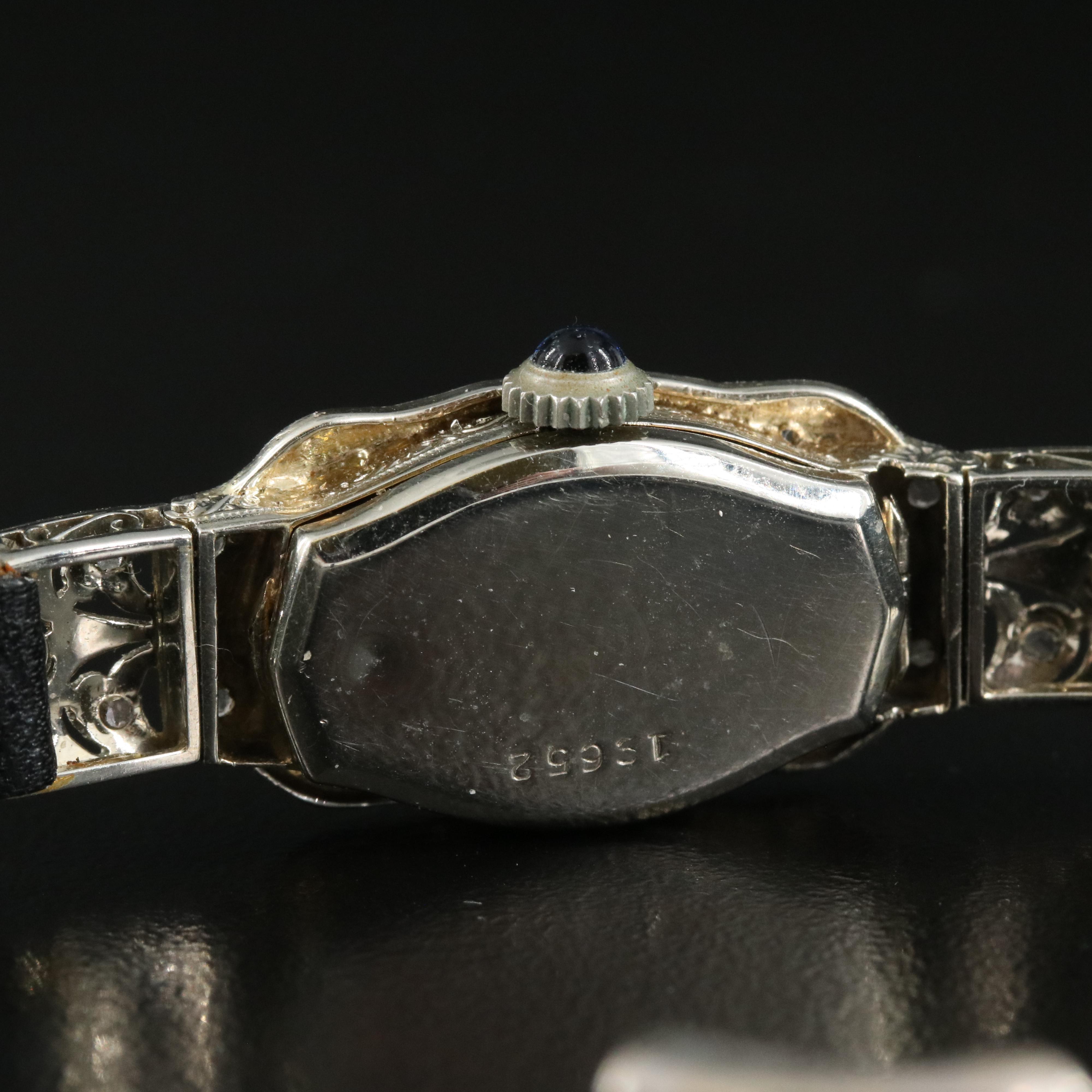 Vintage Solina 18K and Diamond Watch