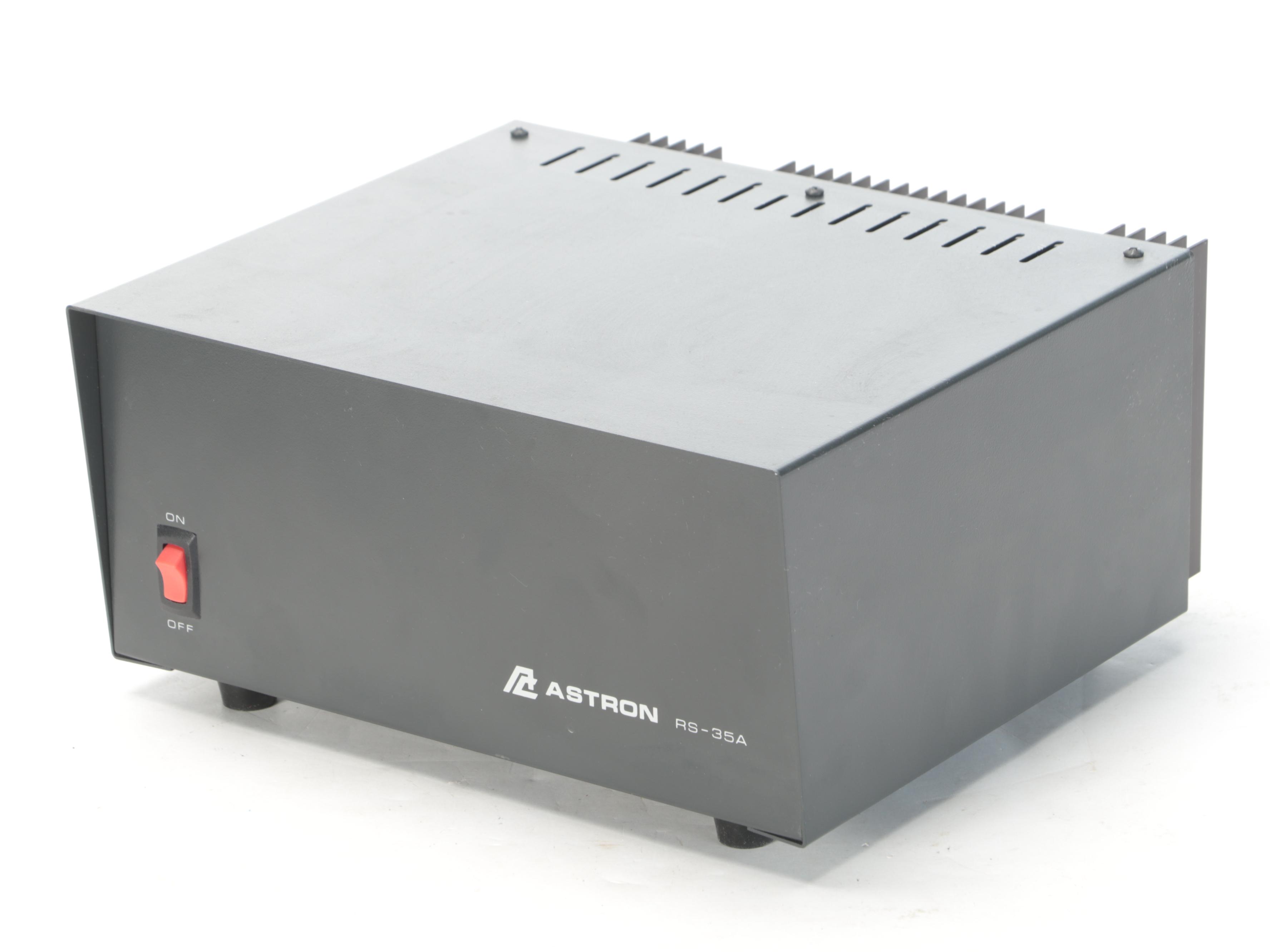 Astron Tabletop Power Amp with Kenwood Amateur Transceiver Radio, Late 20th C