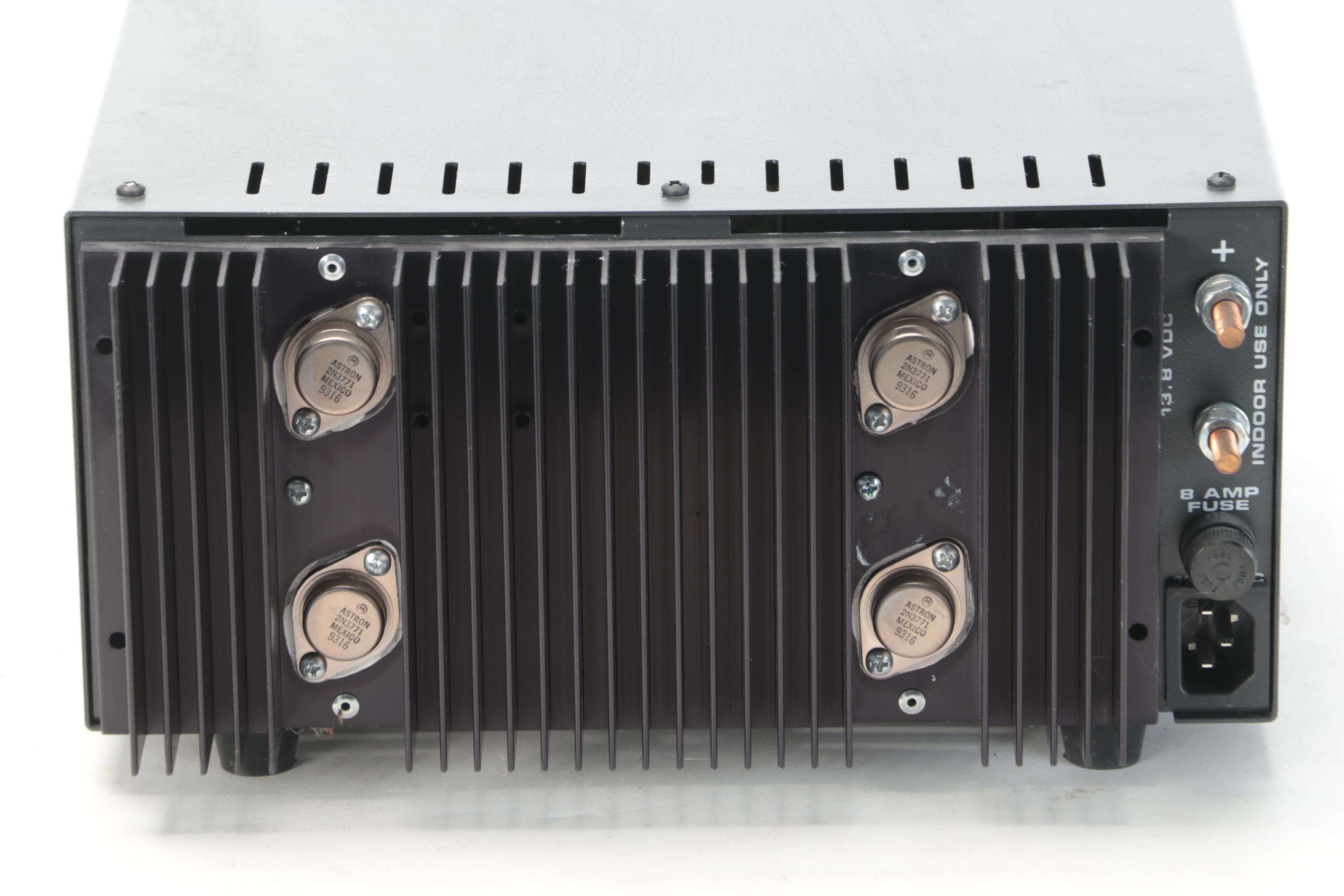 Astron Tabletop Power Amp with Kenwood Amateur Transceiver Radio, Late 20th C