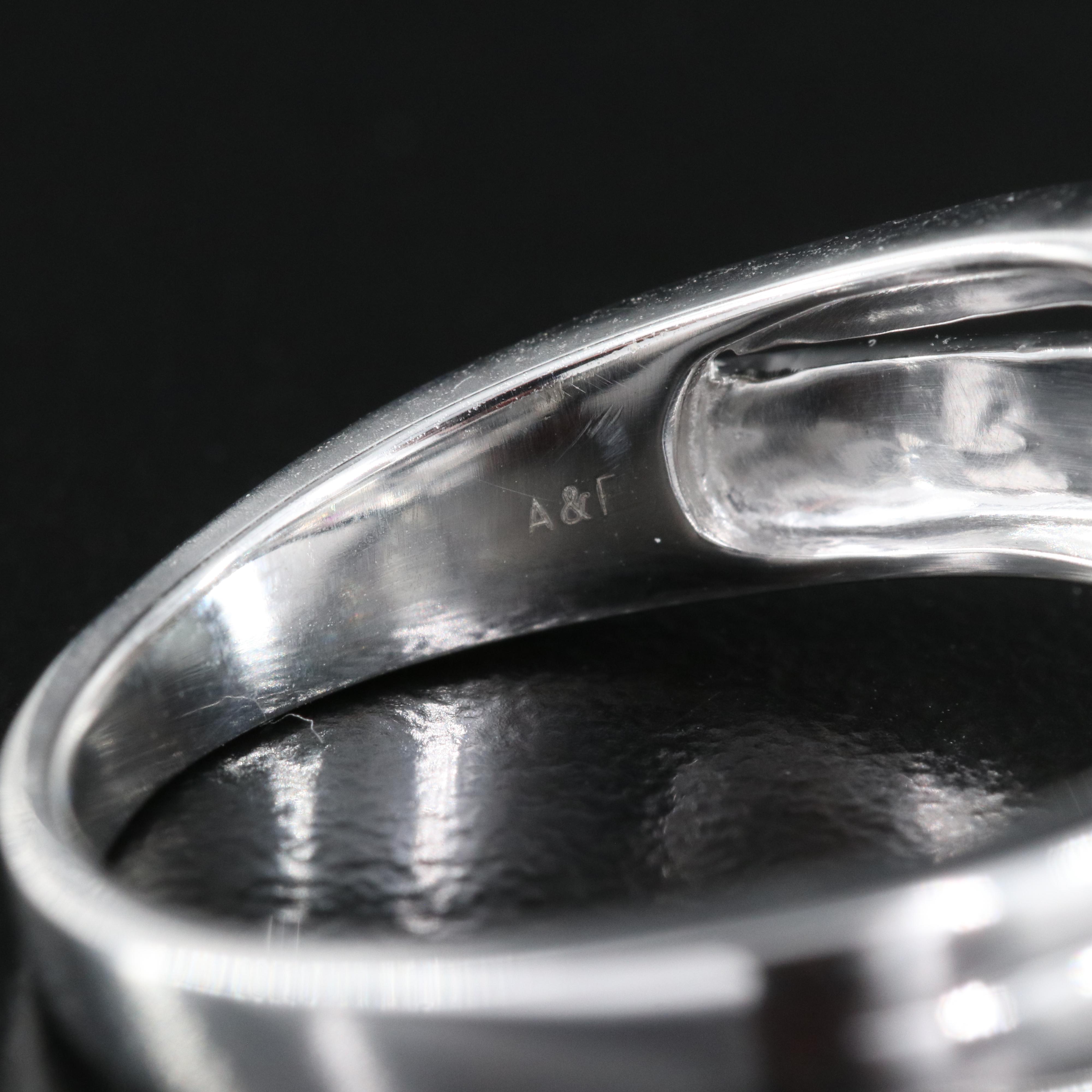 10K Multi-Gemstone Crossover Ring