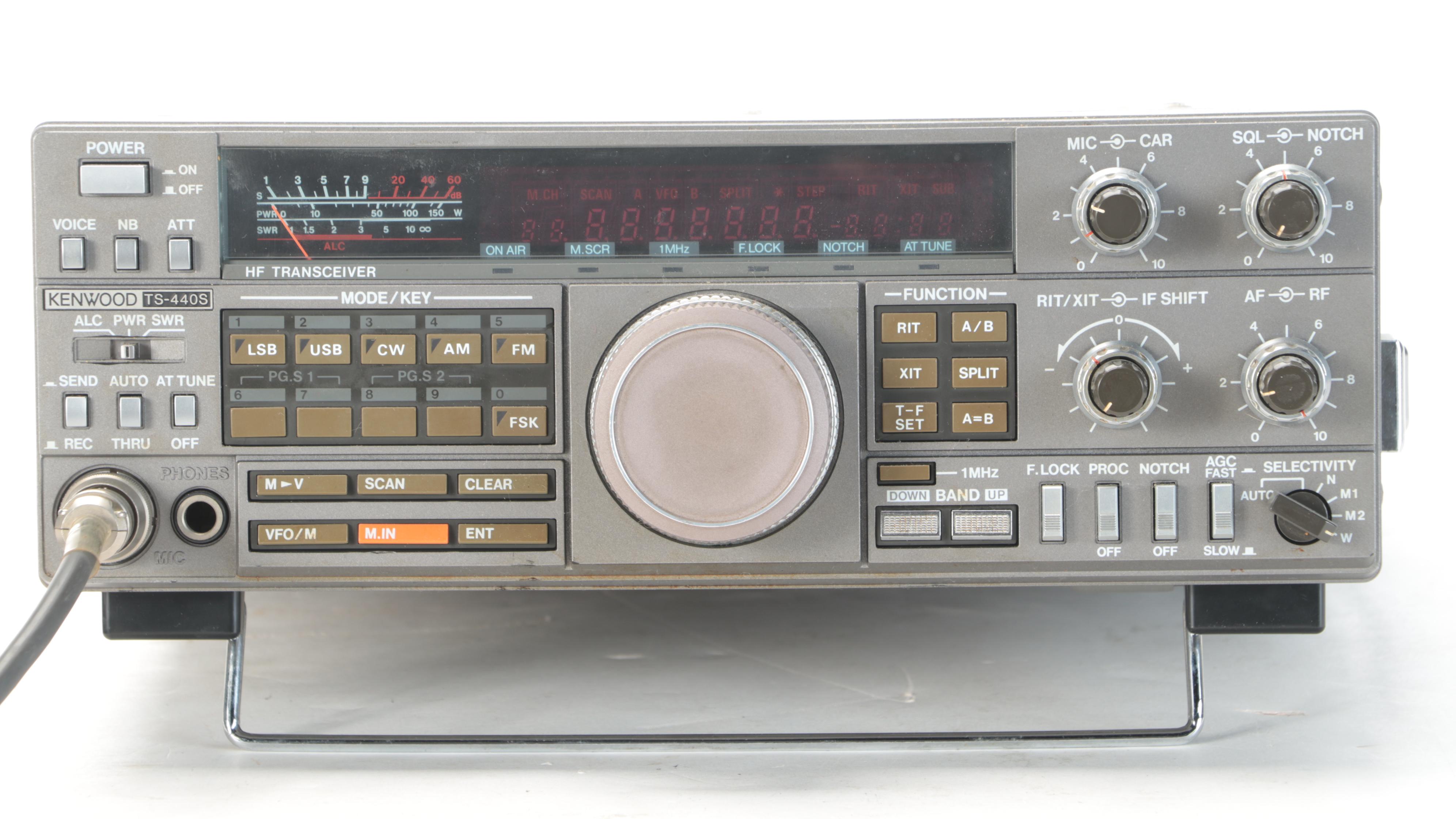 Astron Tabletop Power Amp with Kenwood Amateur Transceiver Radio, Late 20th C