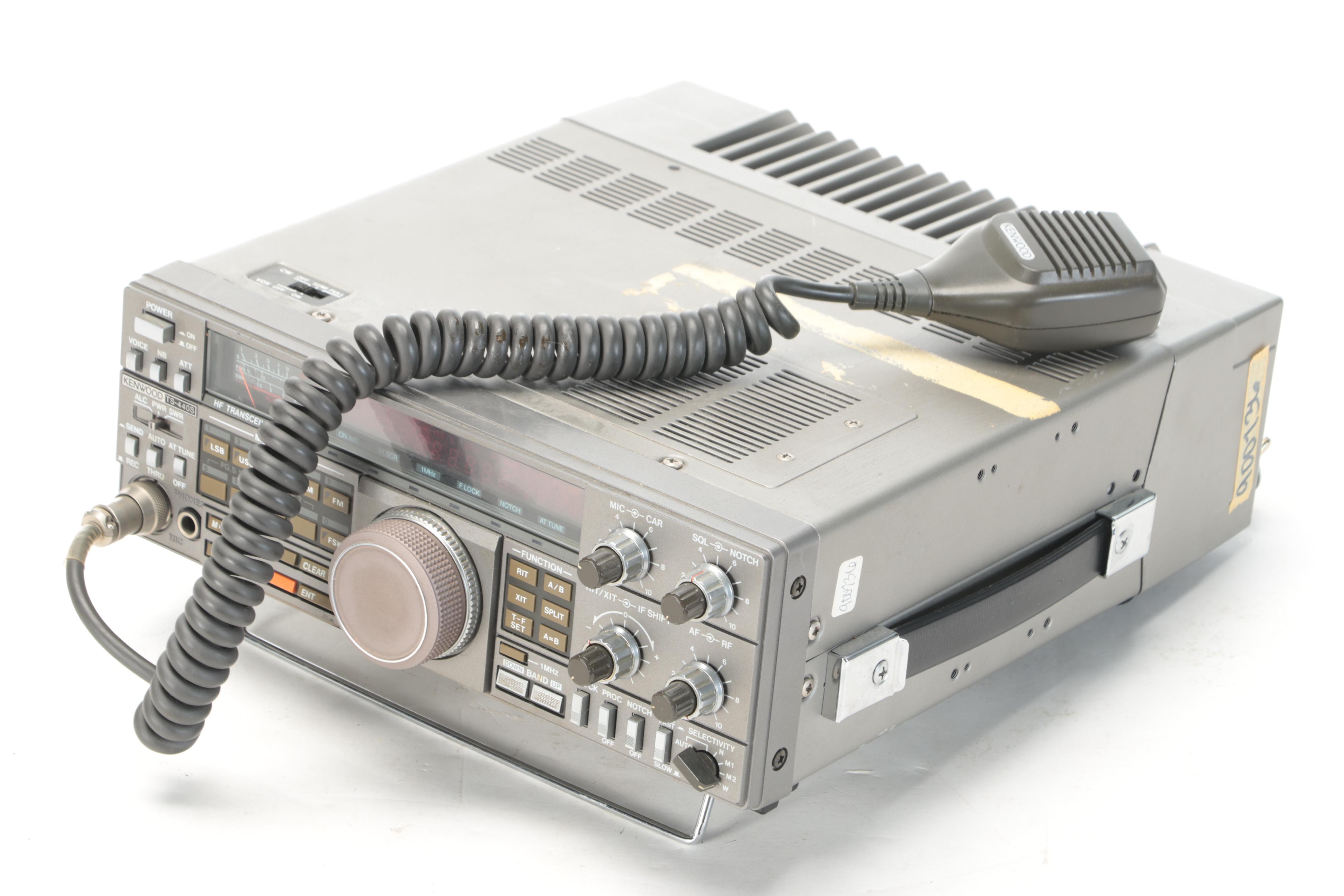 Astron Tabletop Power Amp with Kenwood Amateur Transceiver Radio, Late 20th C