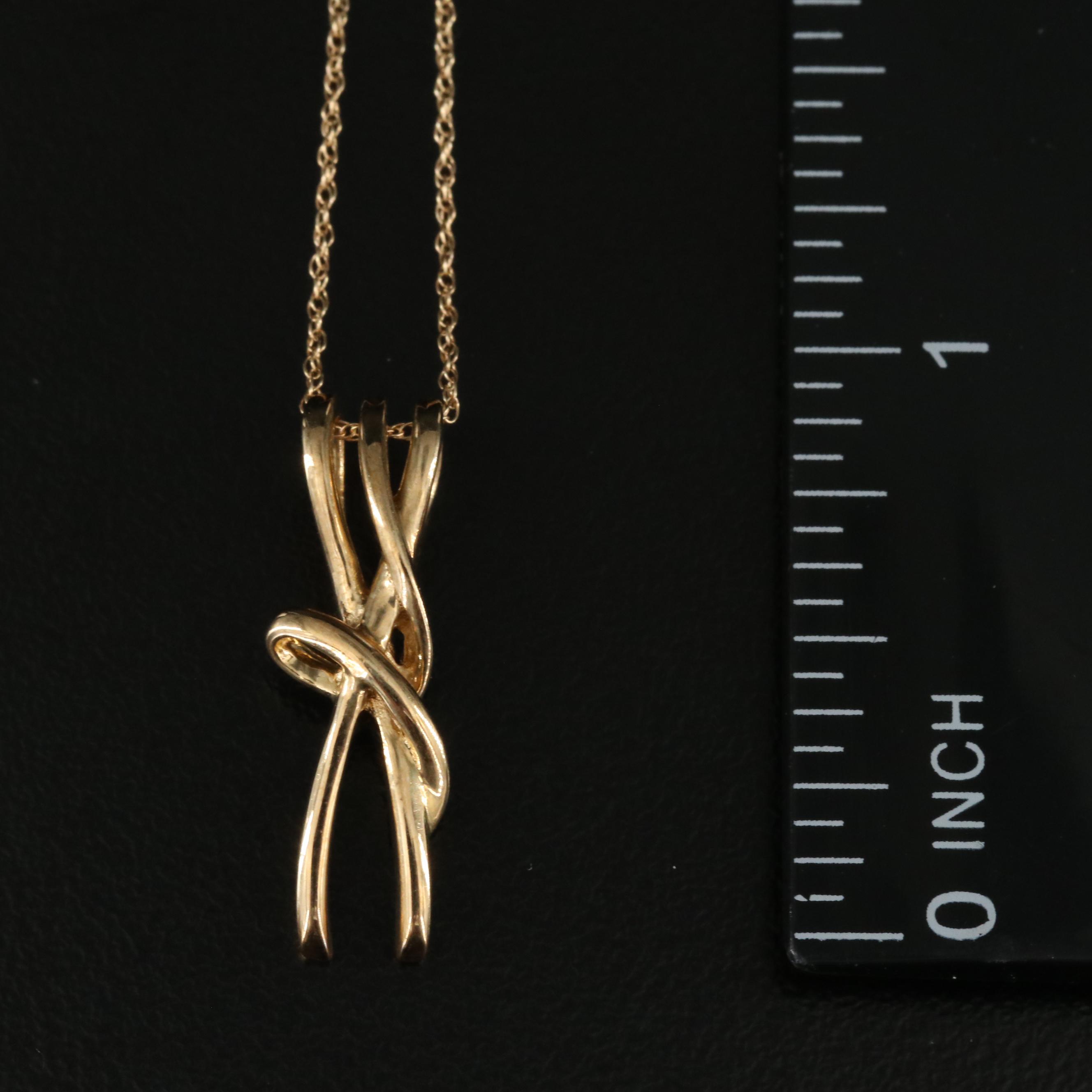 14K Necklaces Including Corundum