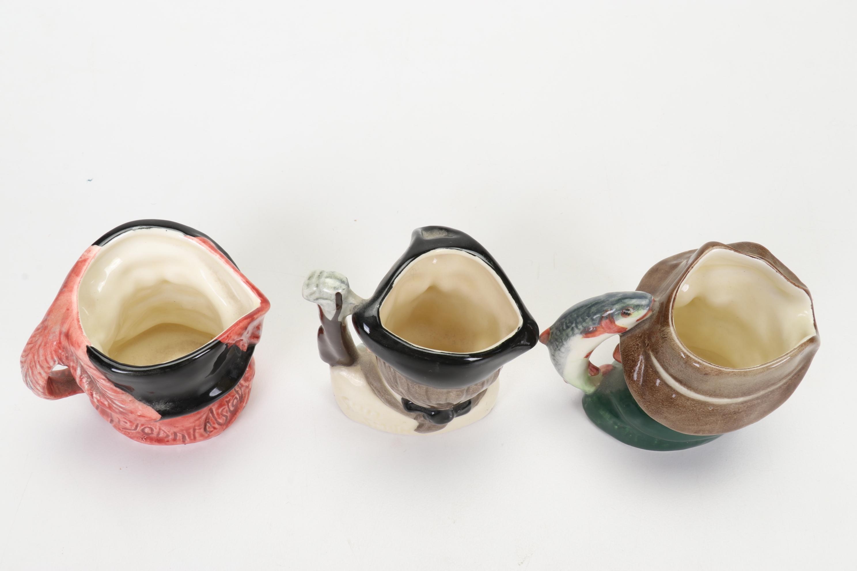 Royal Doulton "The Jovial Monk" Figurine and Character Jugs, Mid to Late 20th C.