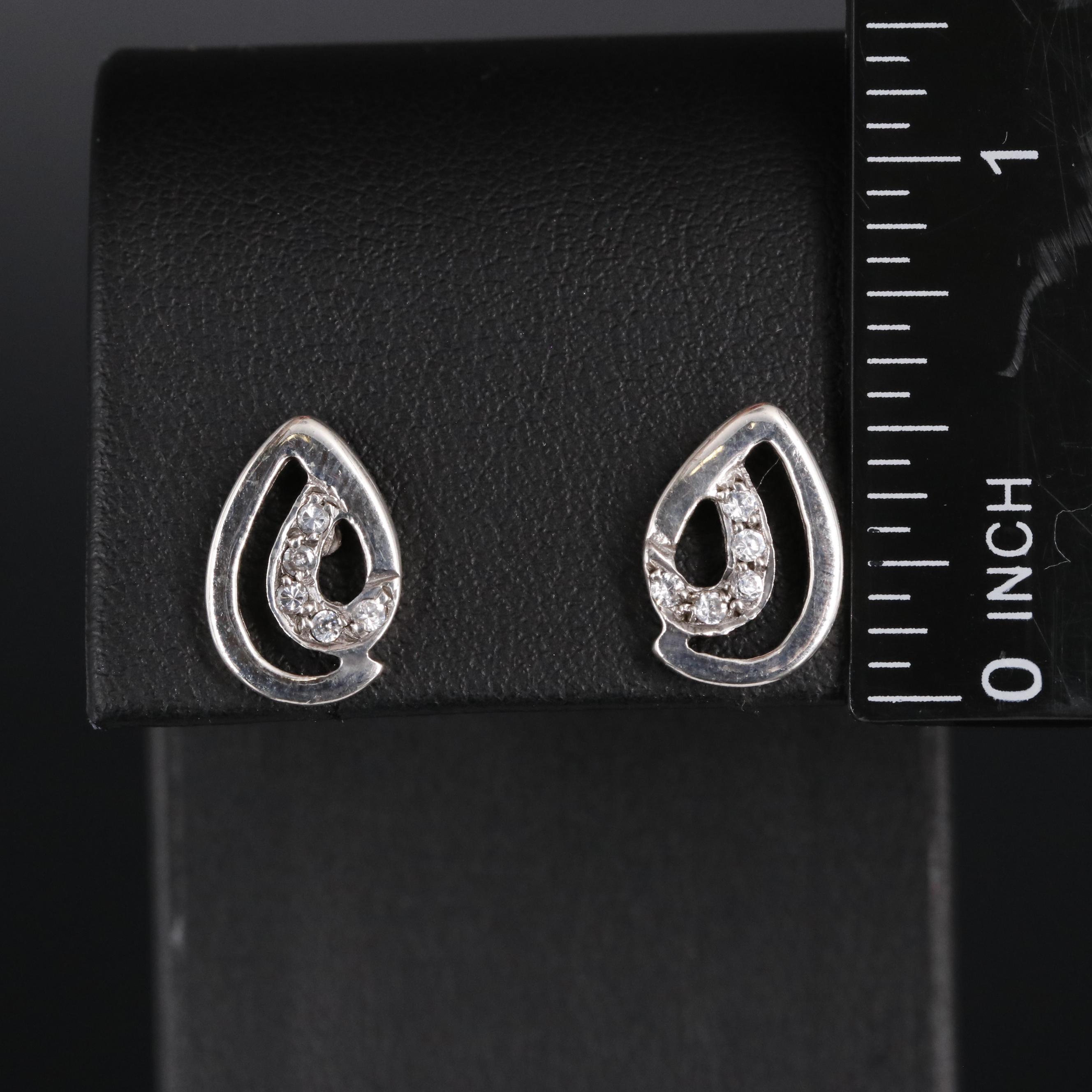 Sterling Cubic Zirconia Earrings