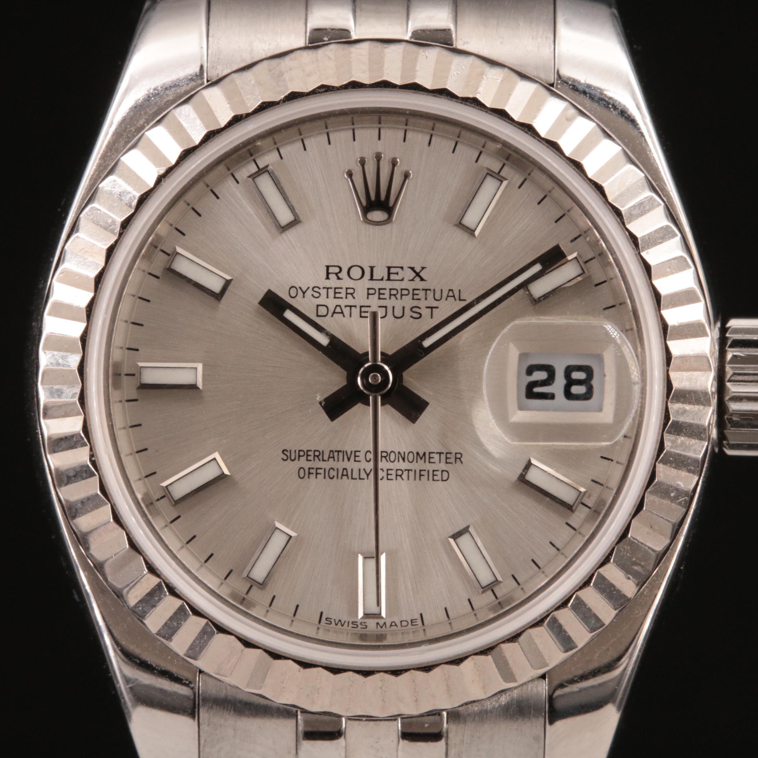 2005 Rolex Oyster Perpetual Datejust 18K and Stainless Steel Watch