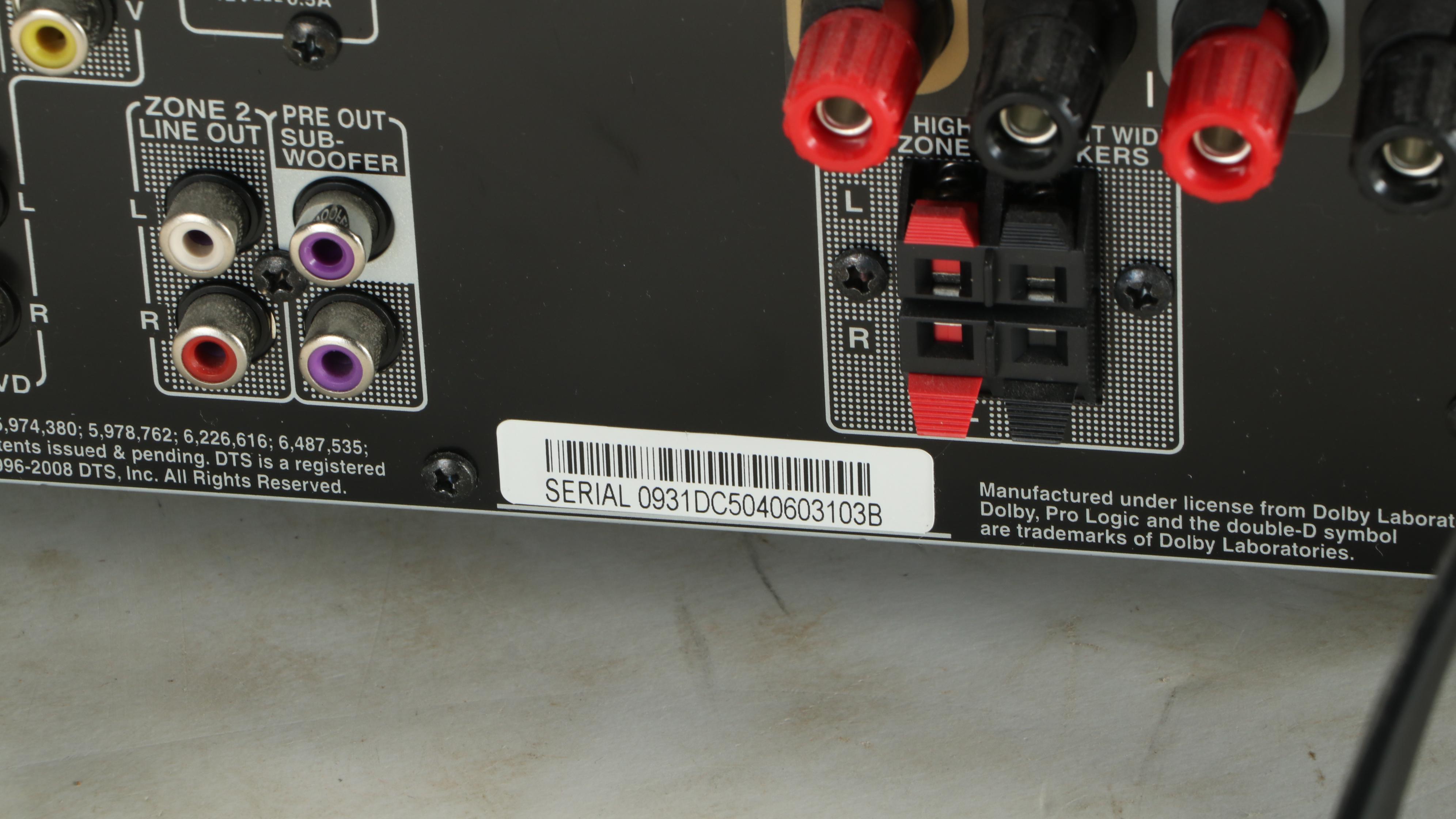 Sony CD Player with Onkyo AV Receiver and Accessories