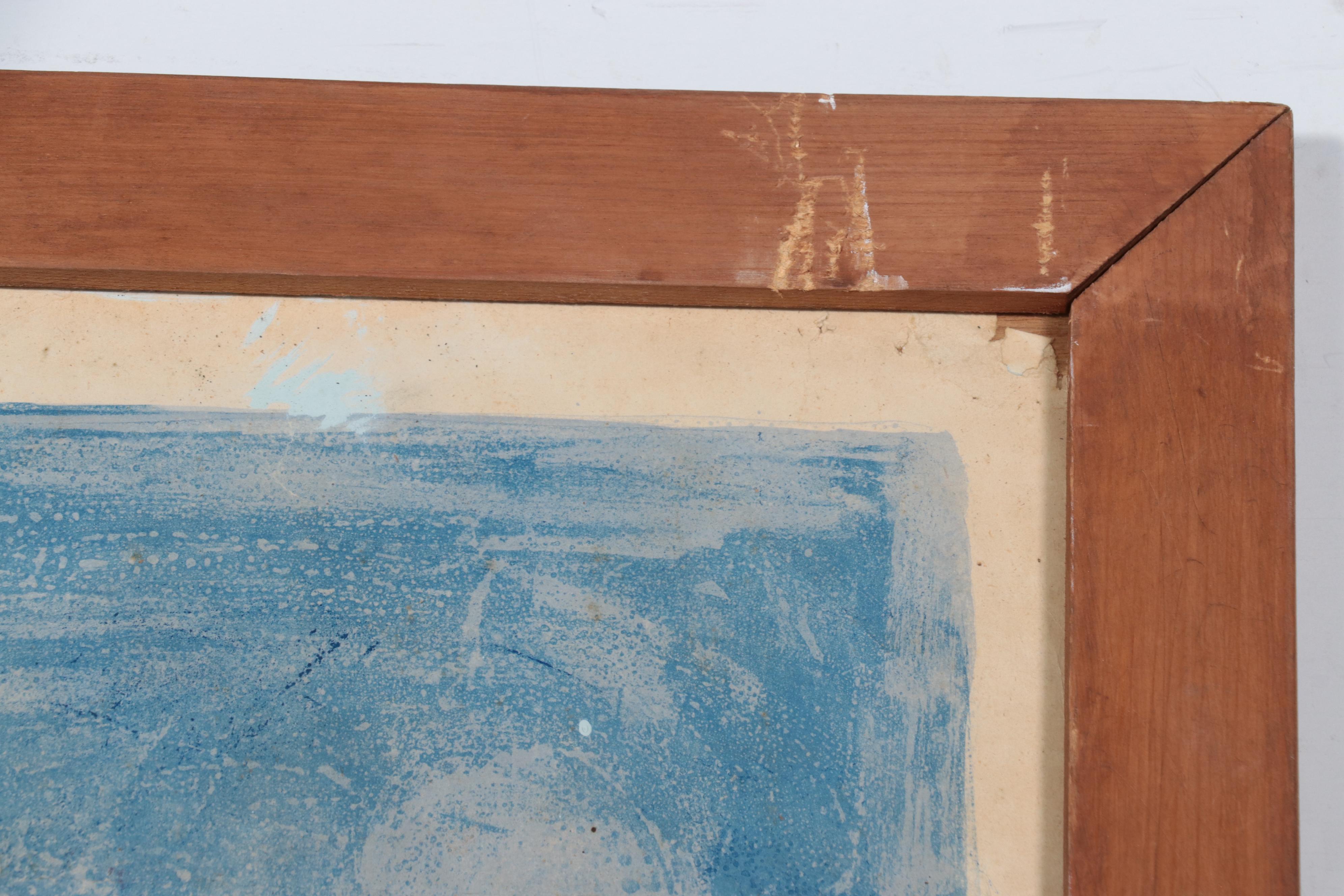 Marc Chagall Lithograph Poster "Nice Soleil Fleurs," 1962