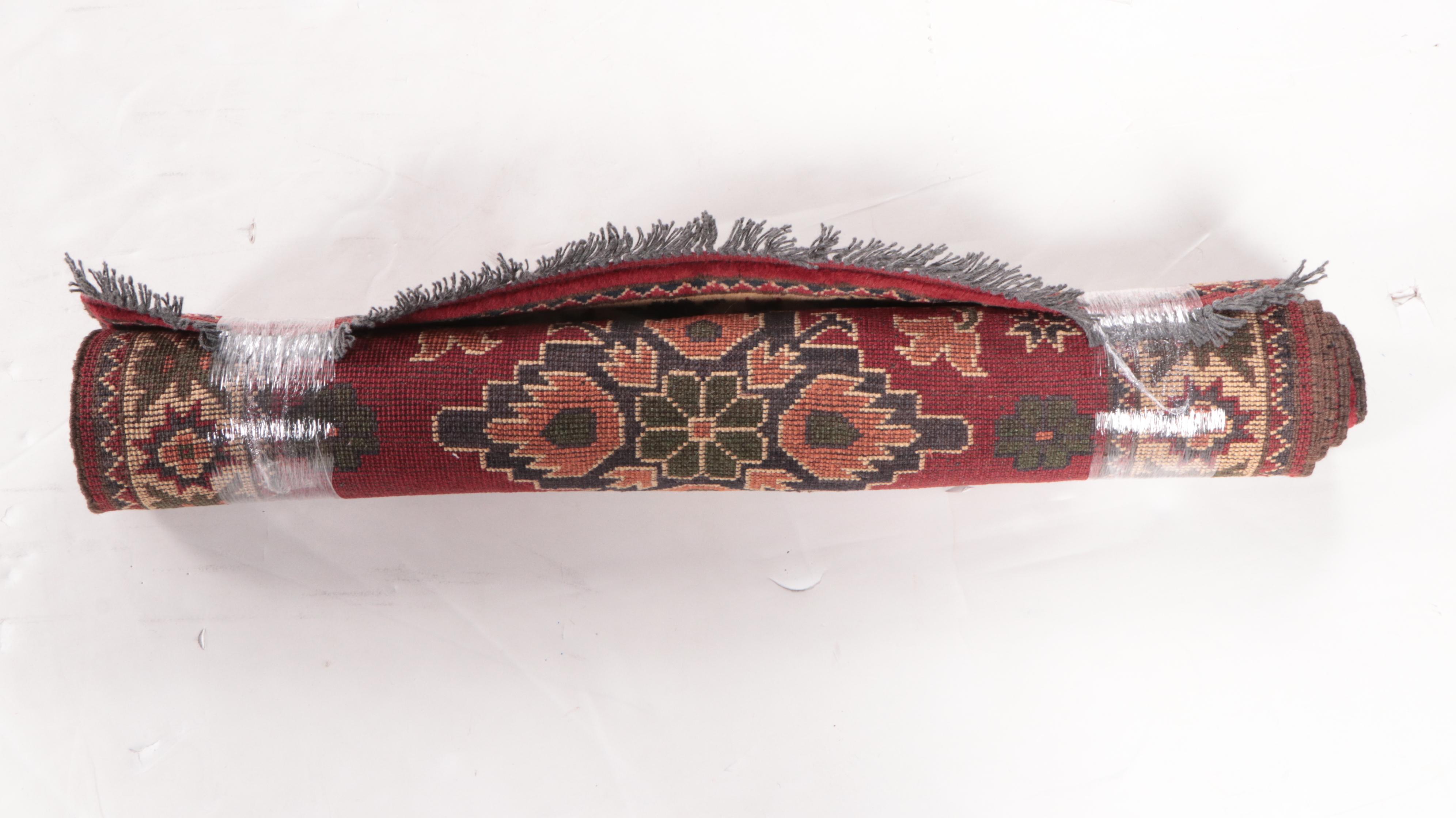 2'6 x 4' Hand-Knotted Afghan Kazak Accent Rug