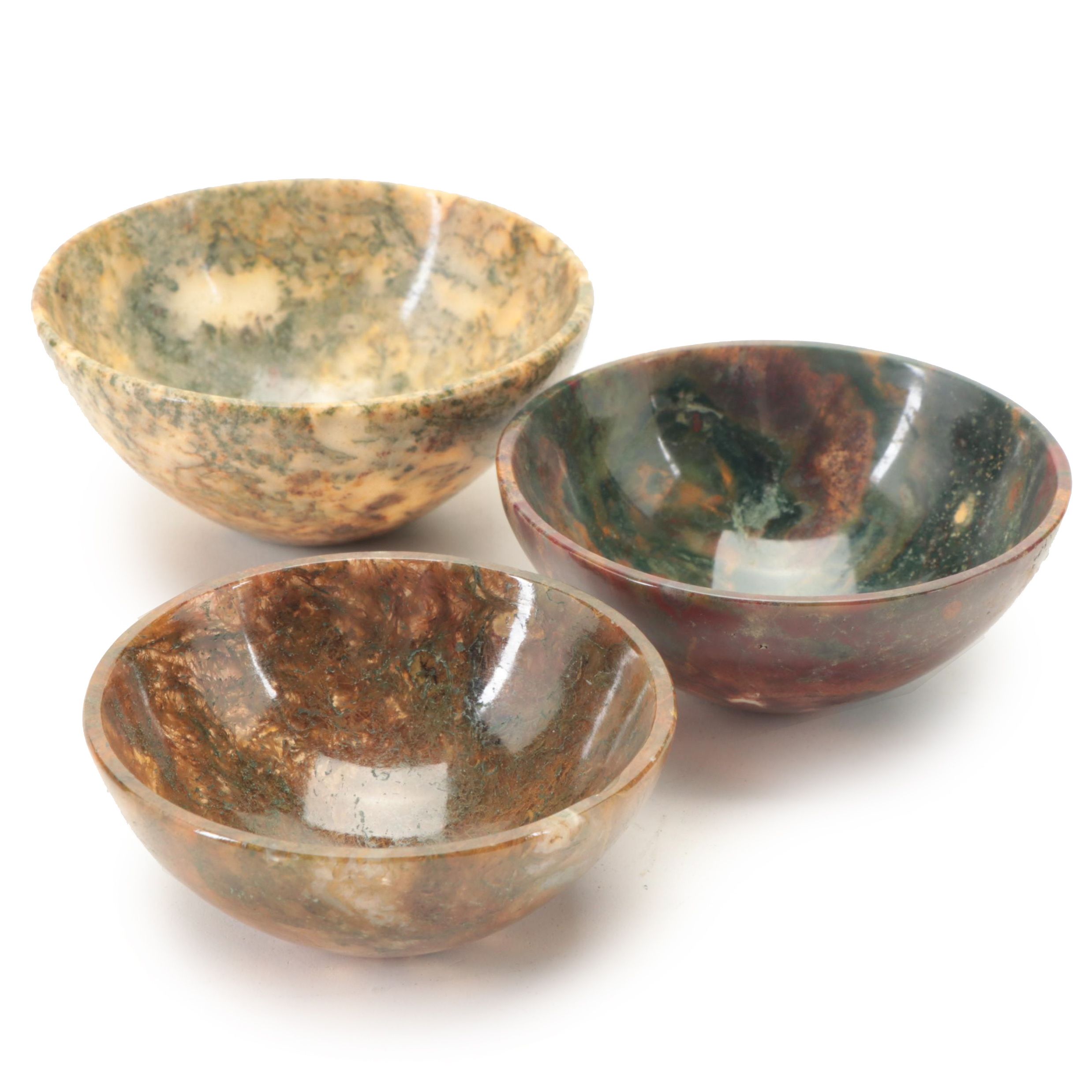 Carved Agate Bowls