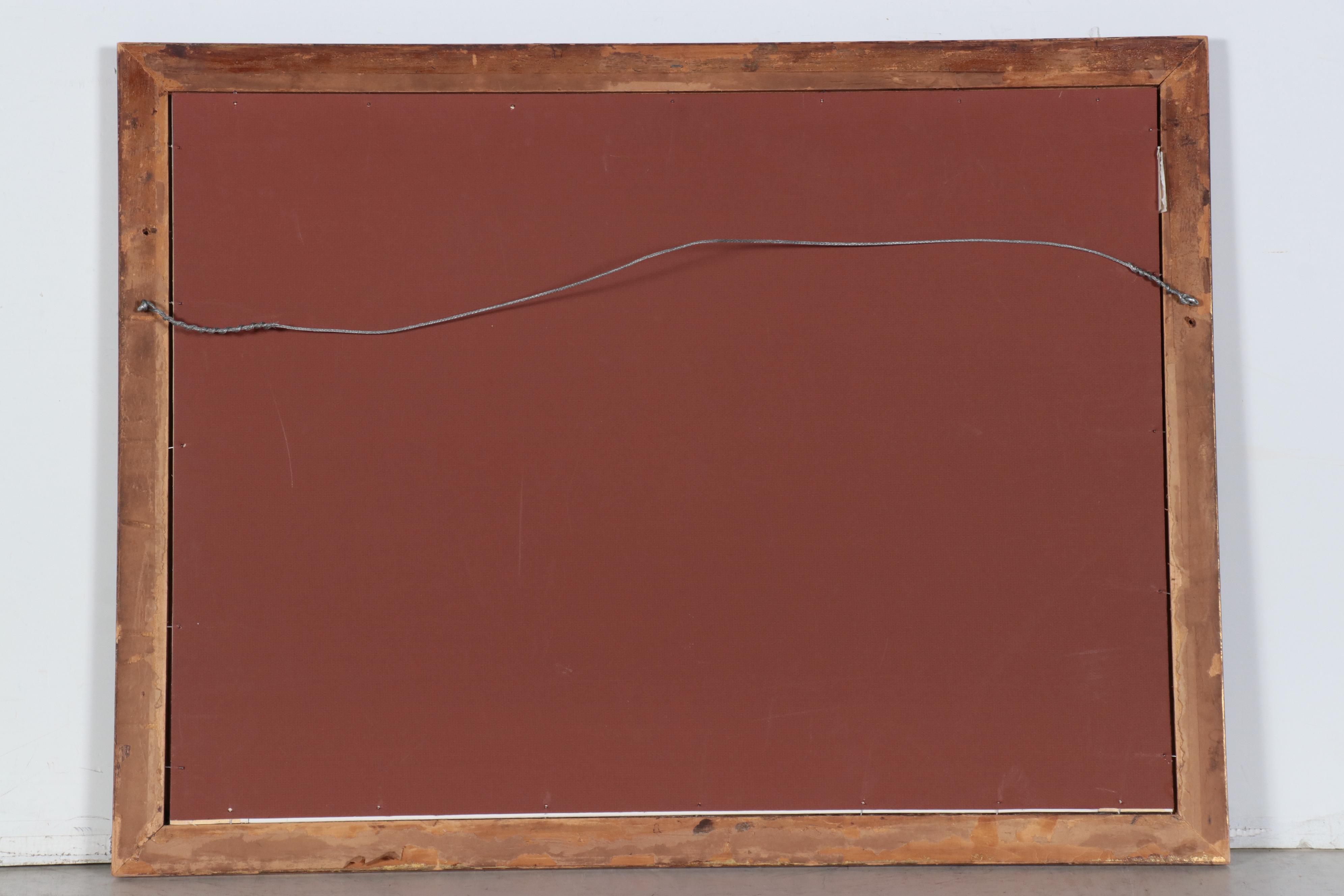 Pastel Drawing of Ethereal Landscape With Nude