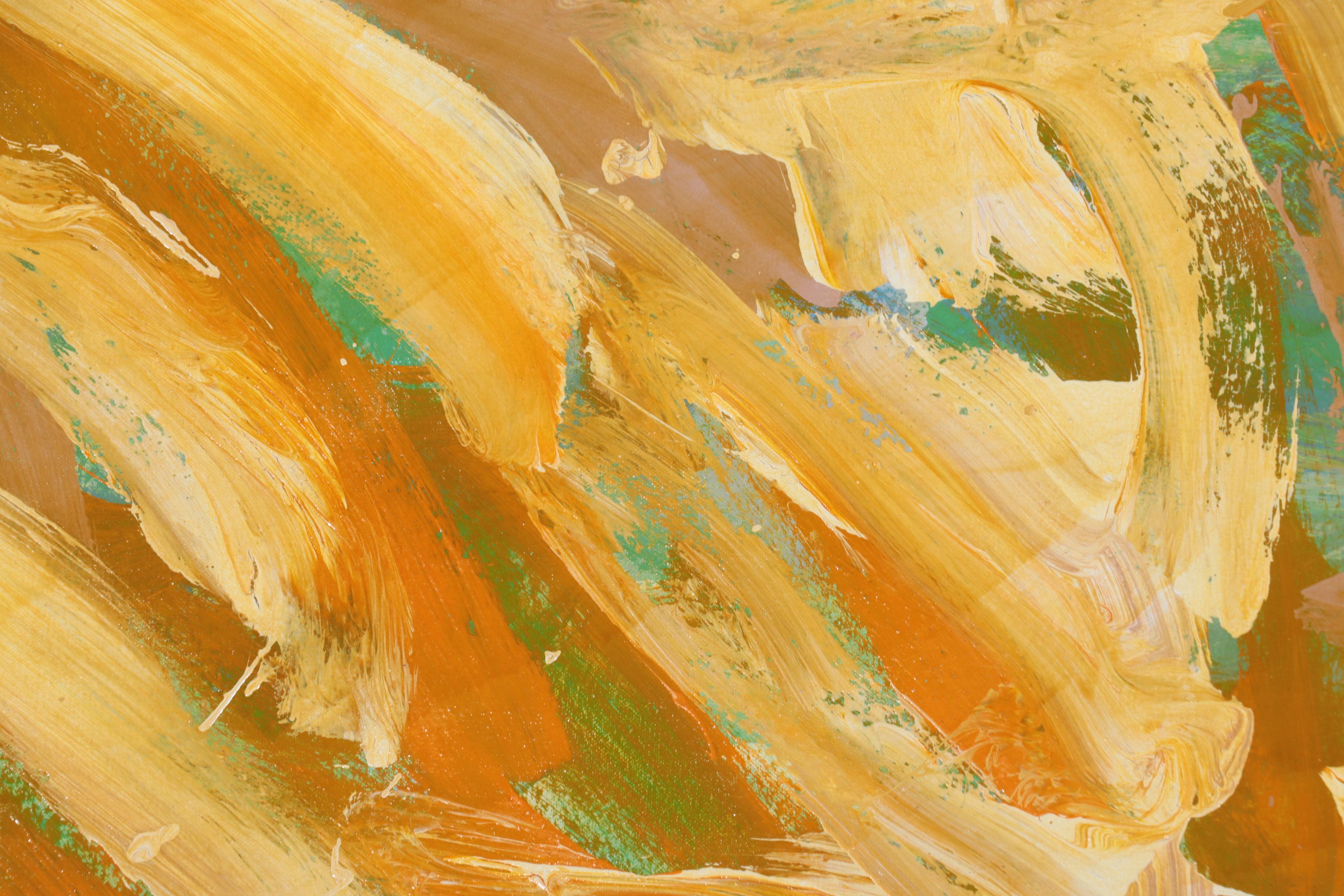 Harry Hilson Abstract Landscape Acrylic Painting