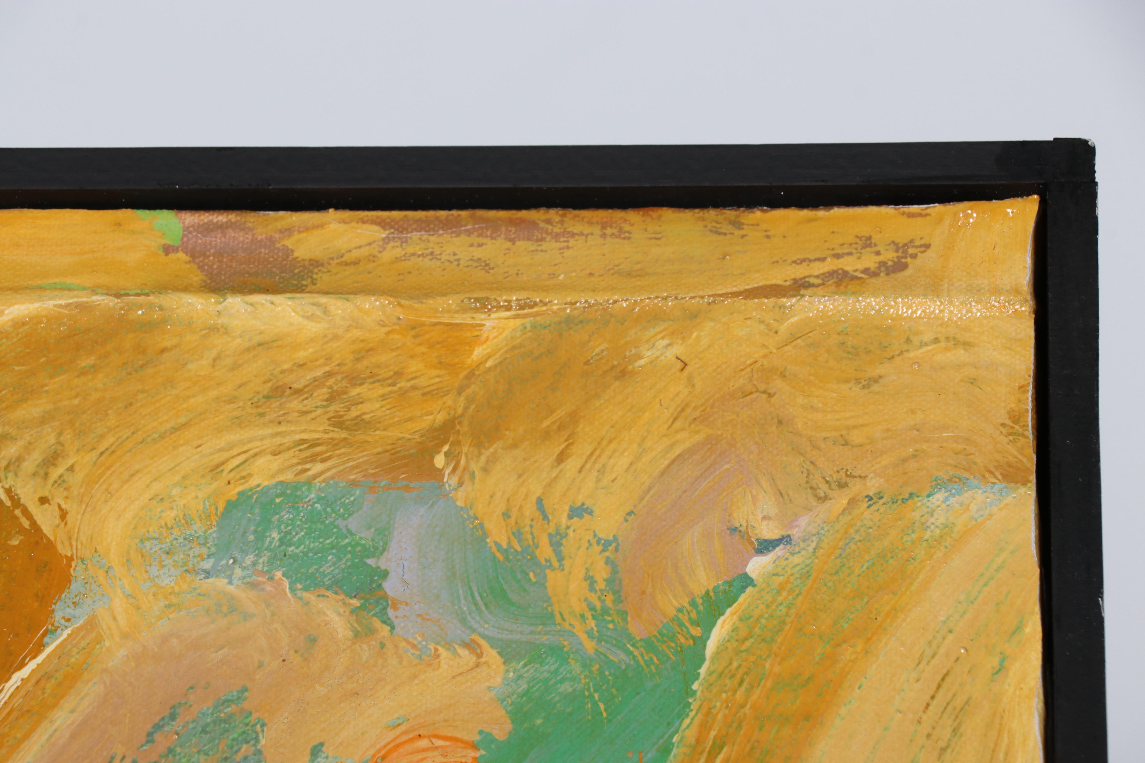 Harry Hilson Abstract Landscape Acrylic Painting