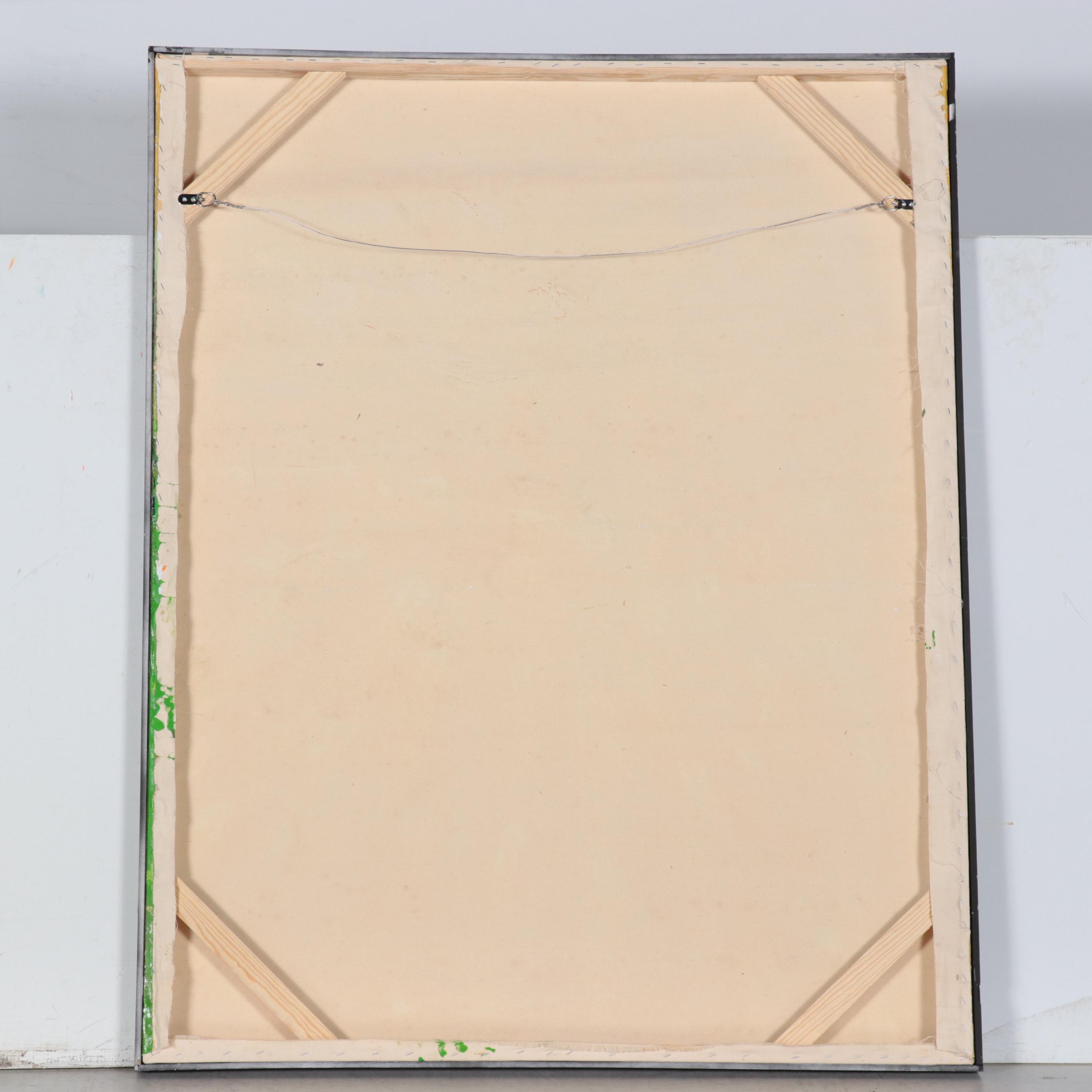 Harry Hilson Abstract Landscape Acrylic Painting