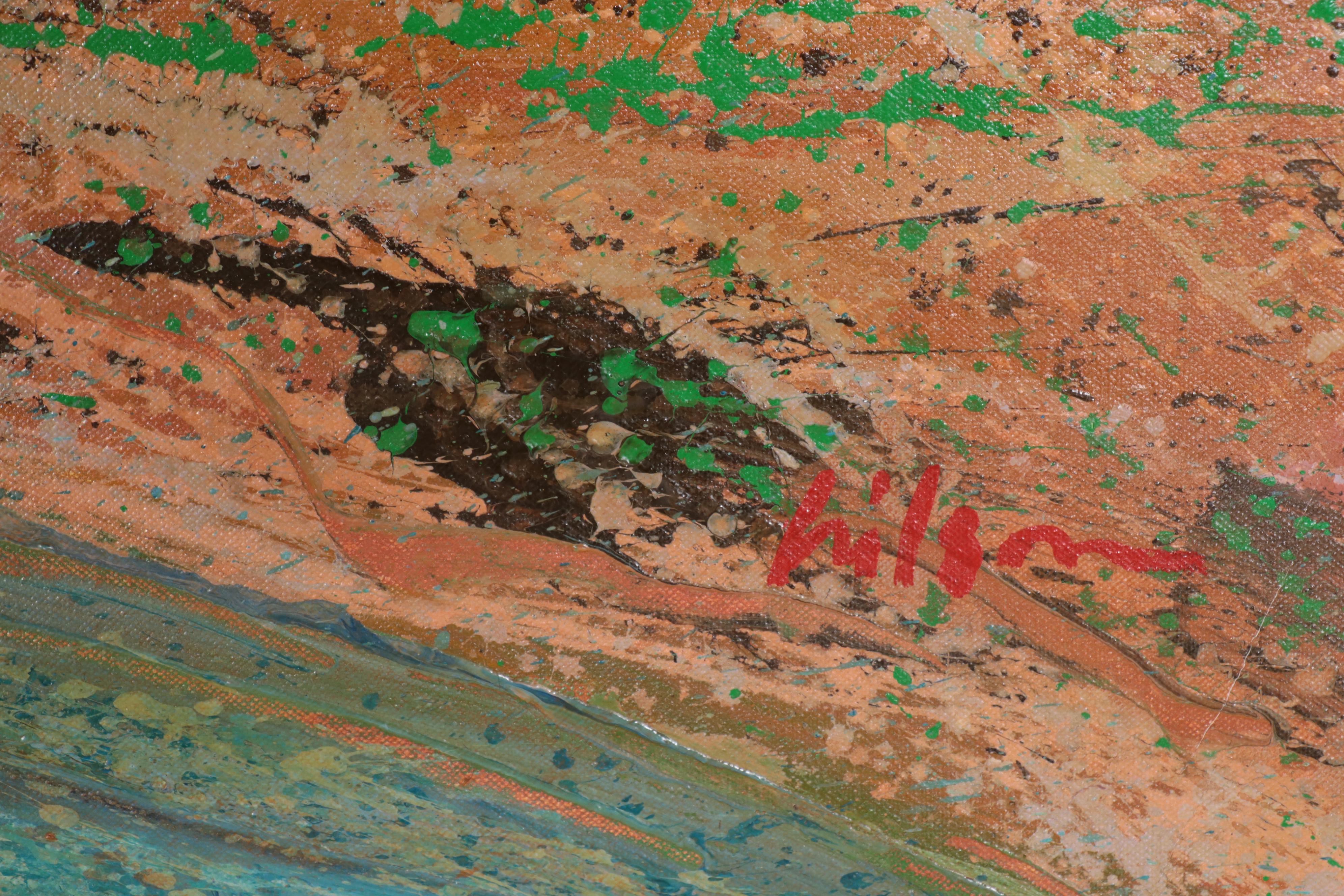 Harry Hilson Abstract Acrylic and Oil Painting