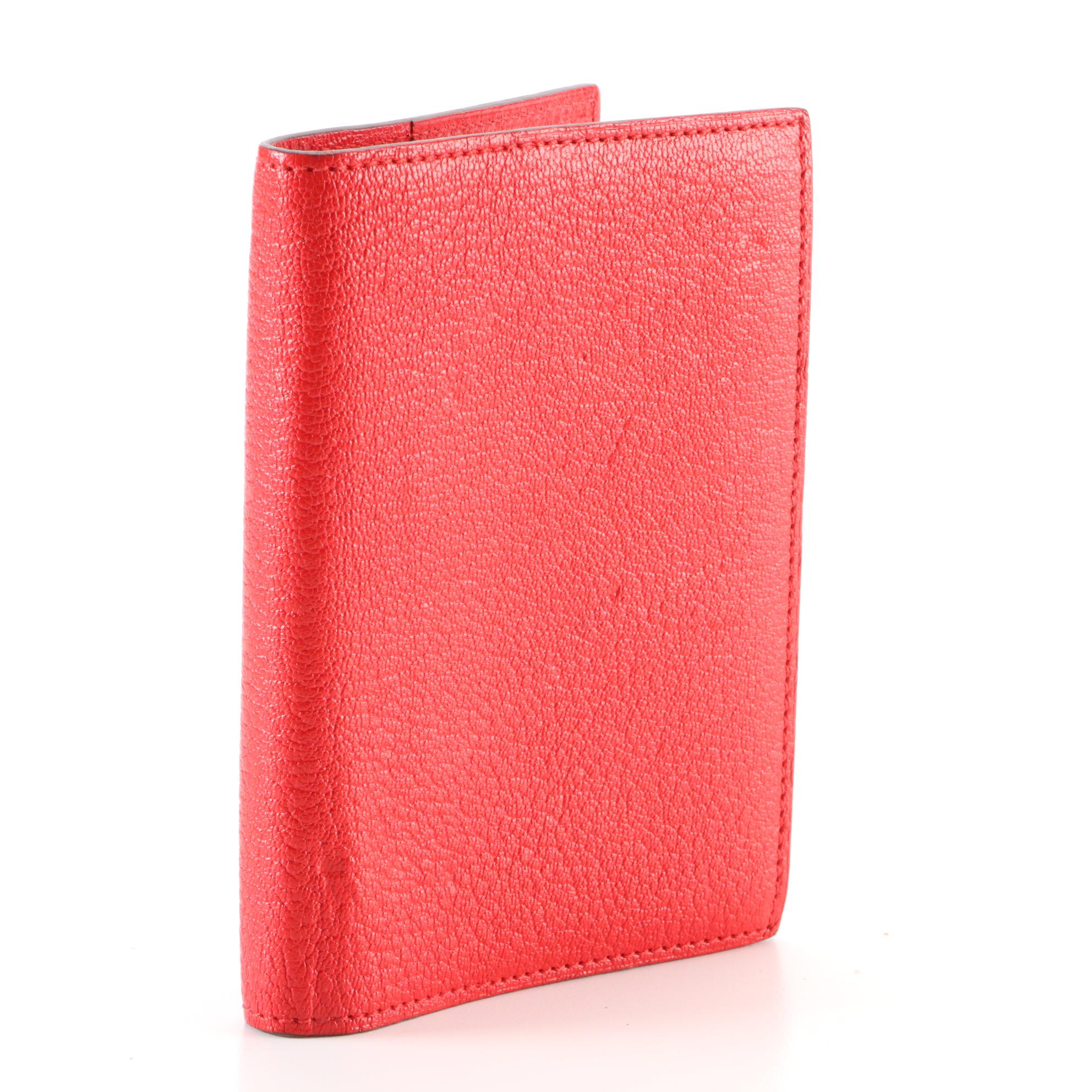 Hermès Simple Agenda Cover in Red Mysore Goatskin Leather w/Box