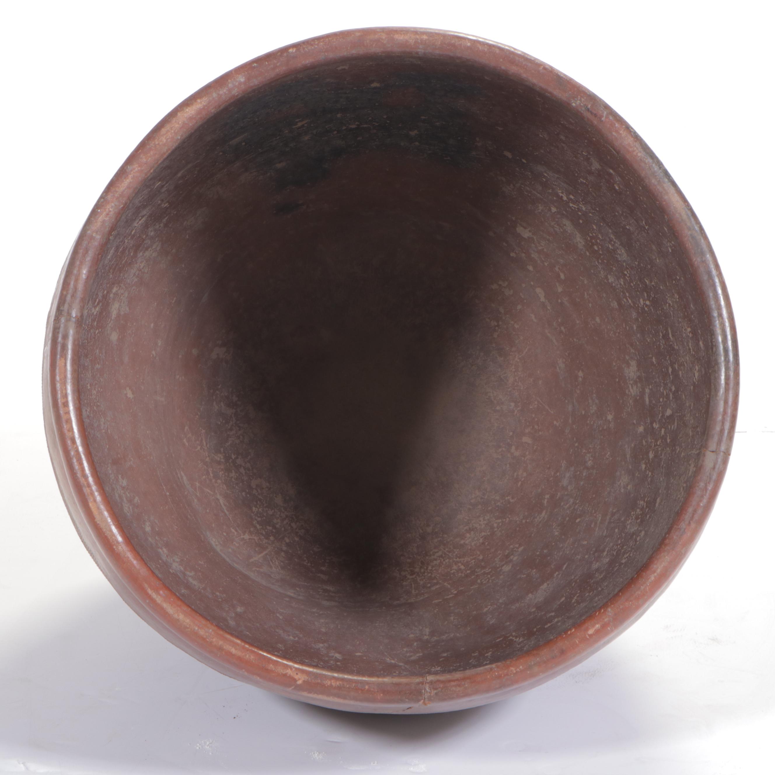 West African Earthenware Millet Beer Fermentation Vessel, Early 20th Century