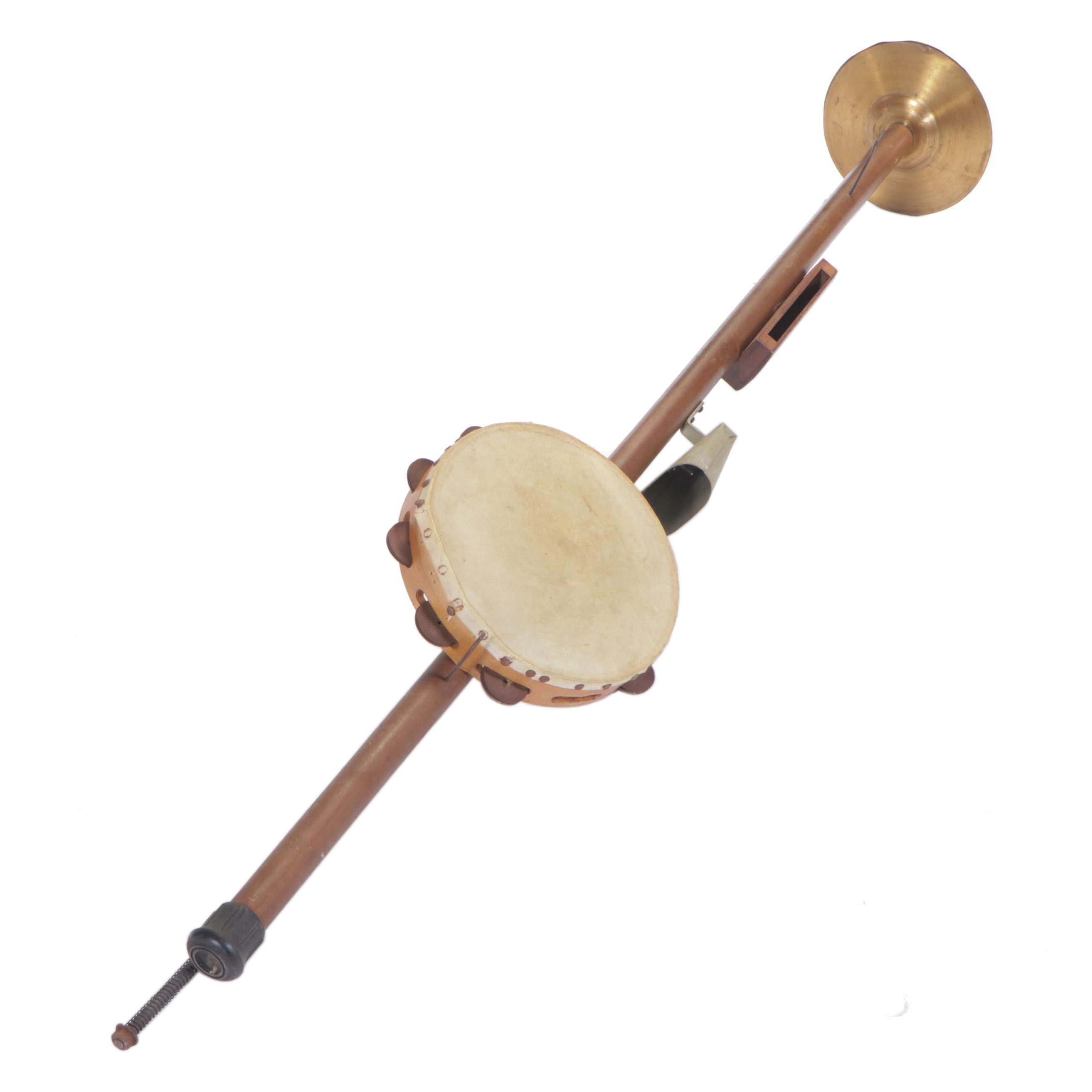 Sammy's Boombass "One Man Band" Combination Musical Instrument, Mid-20th Century