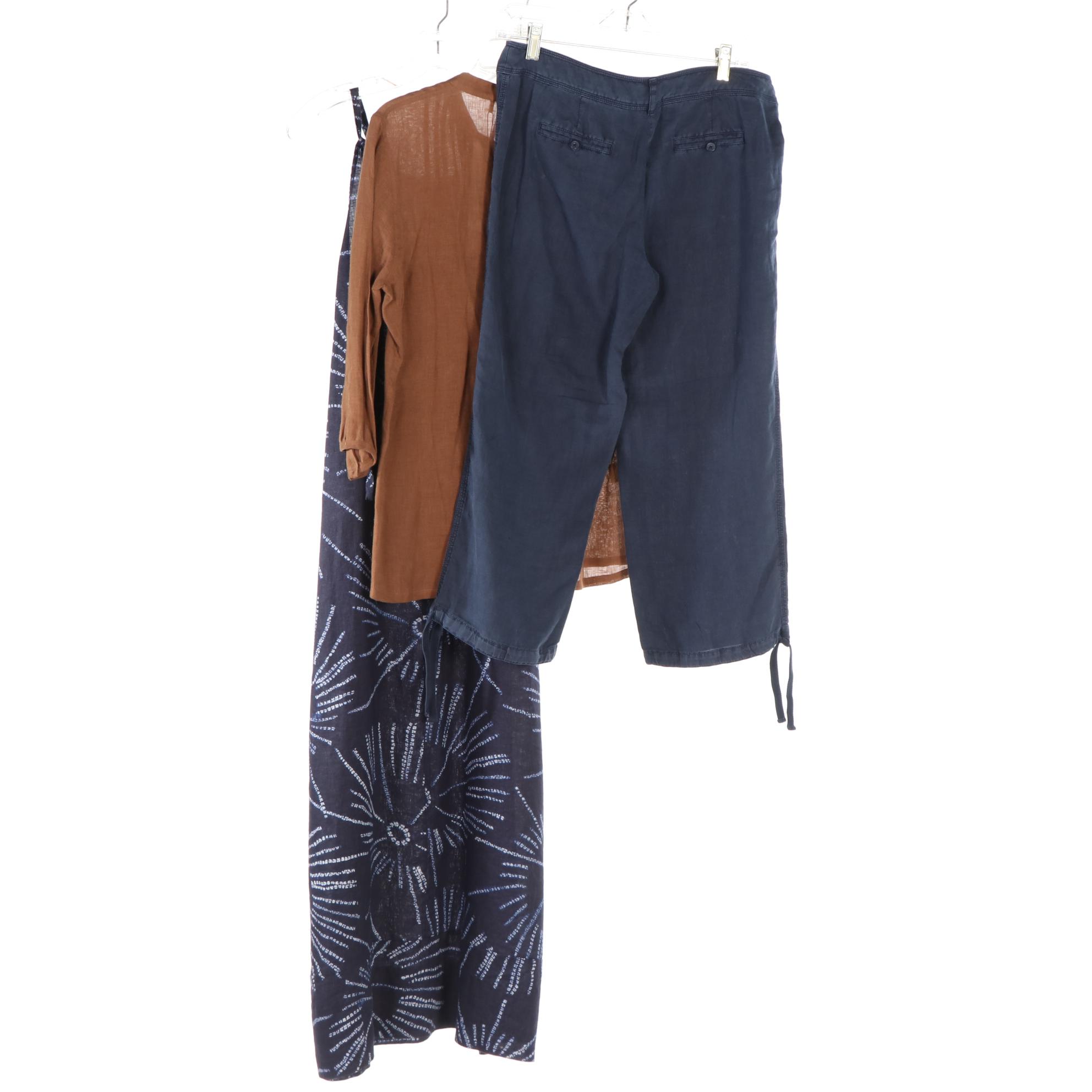 Tommy Bahama Shirt, Dress, and Cropped Pants