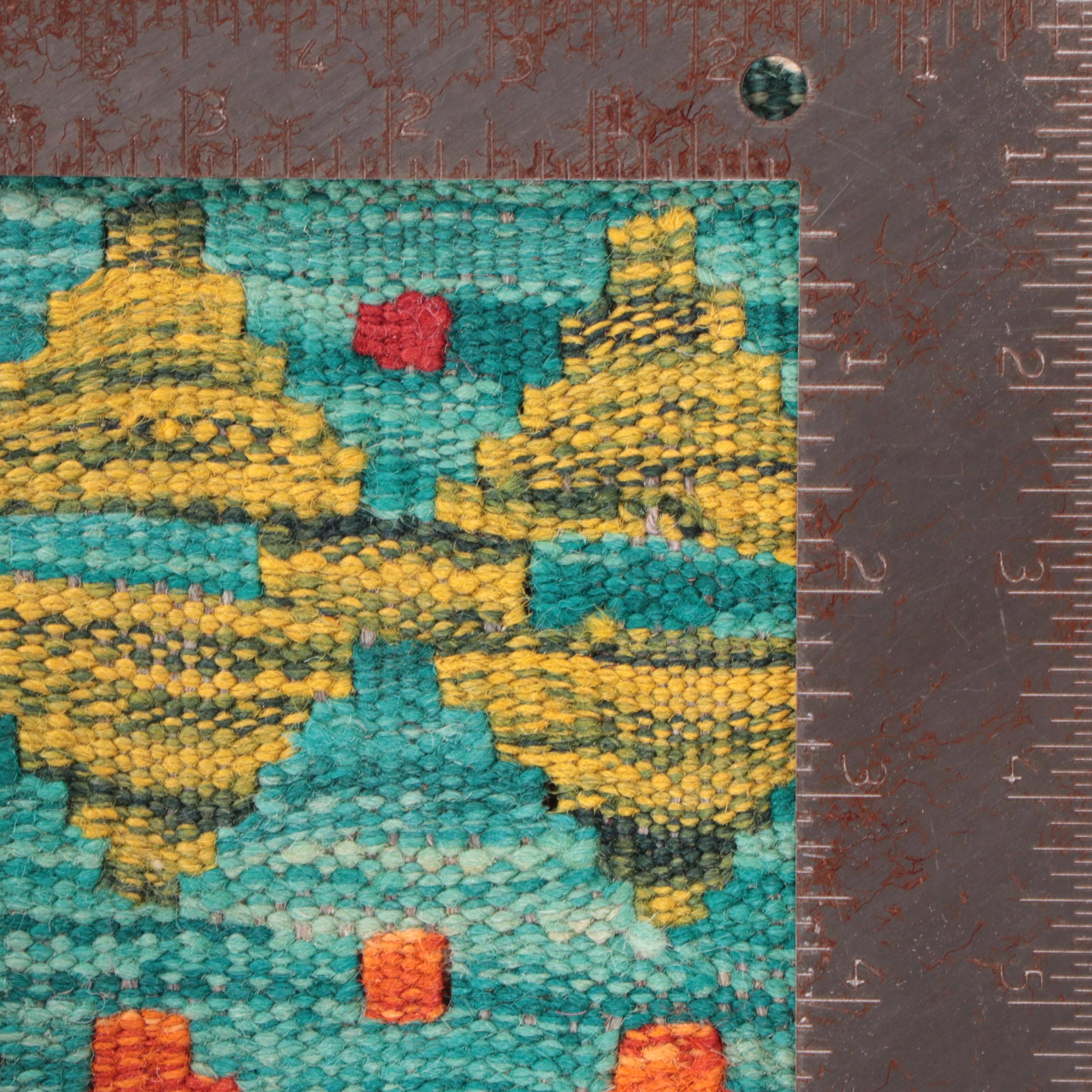 2'7 x 6'6 Handwoven Pakistani Kilim Carpet Runner