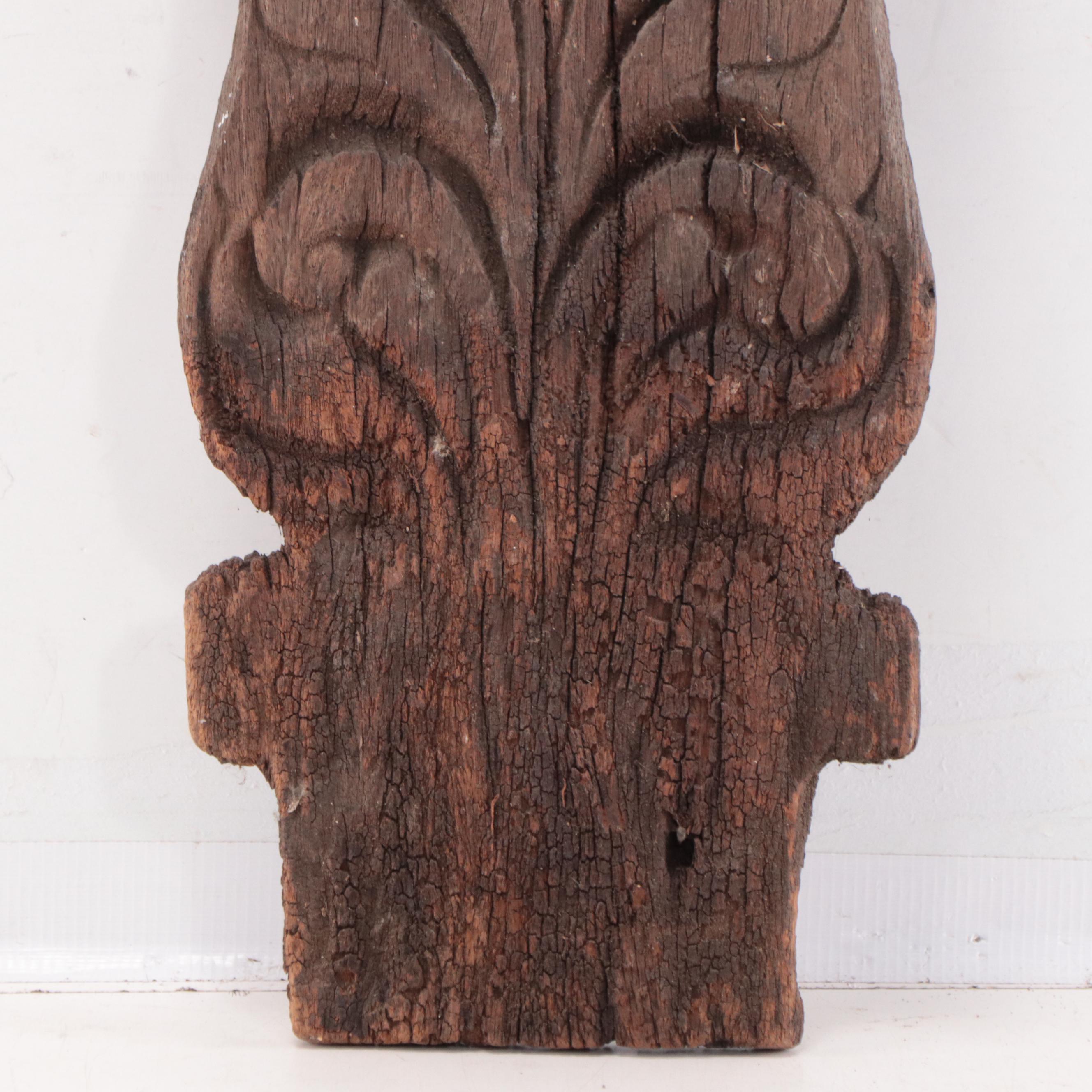 Philippine Ironwood Grave Marker, Early-Mid-20th Century