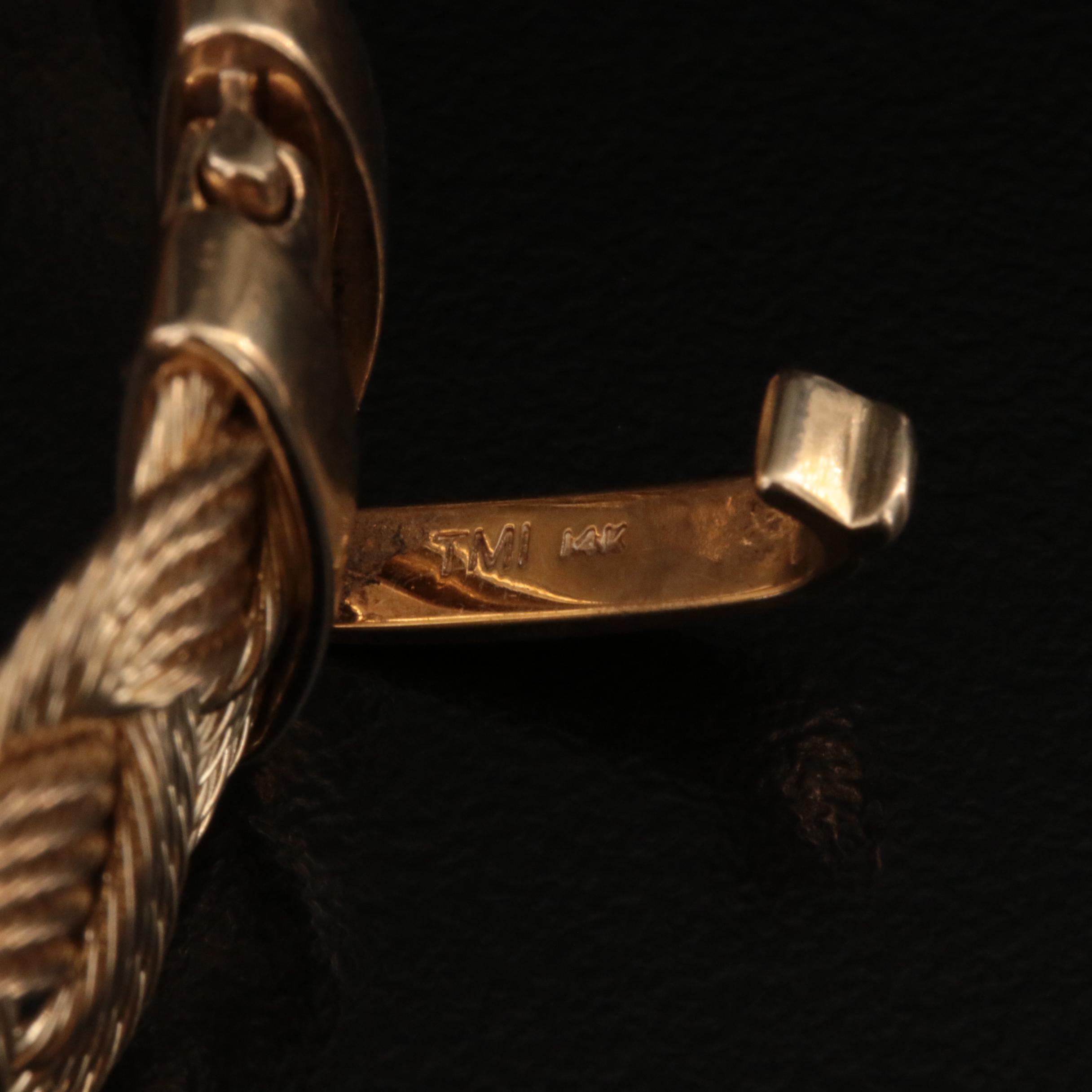 14K Braided Bracelet