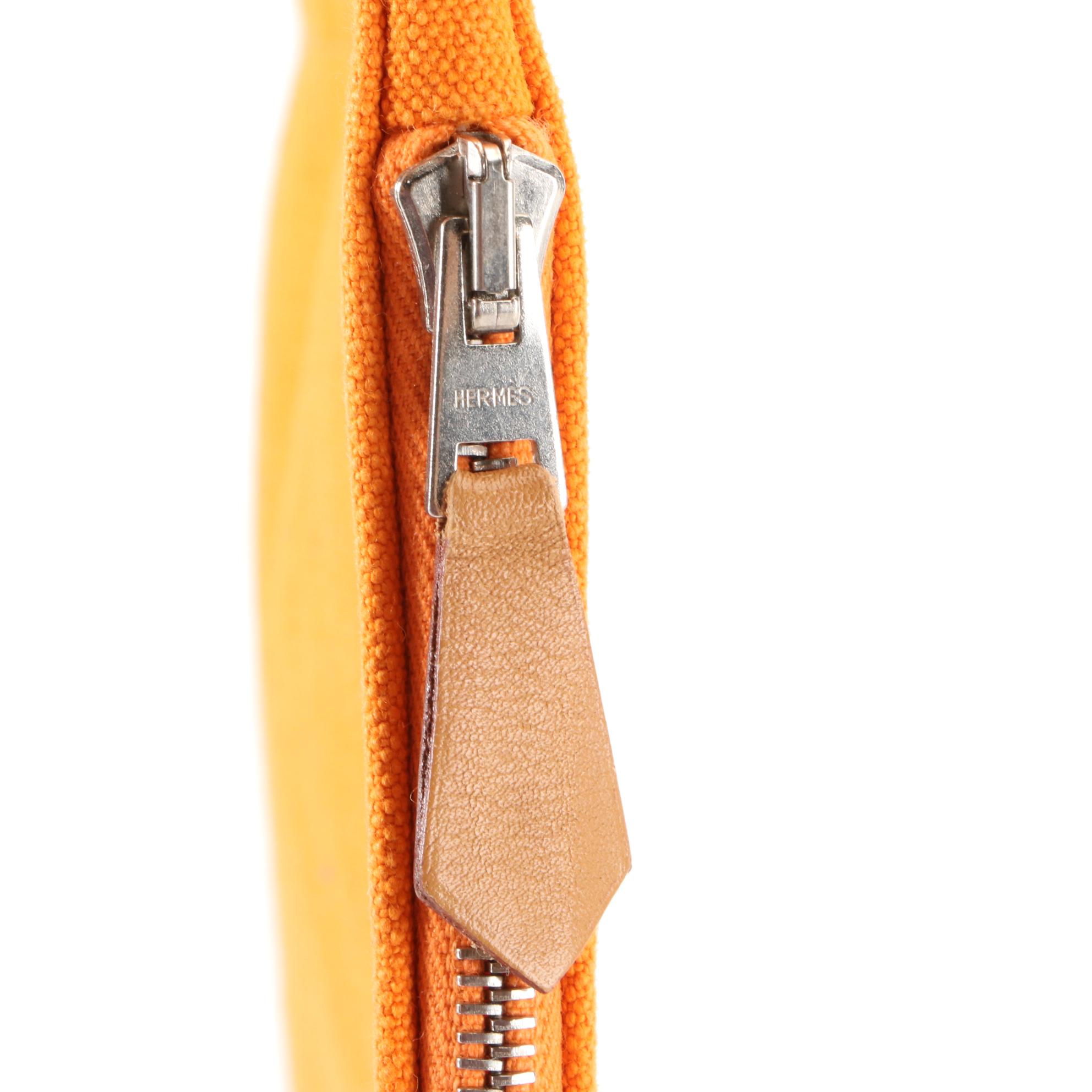 Hermès Canvas Zip Pouch