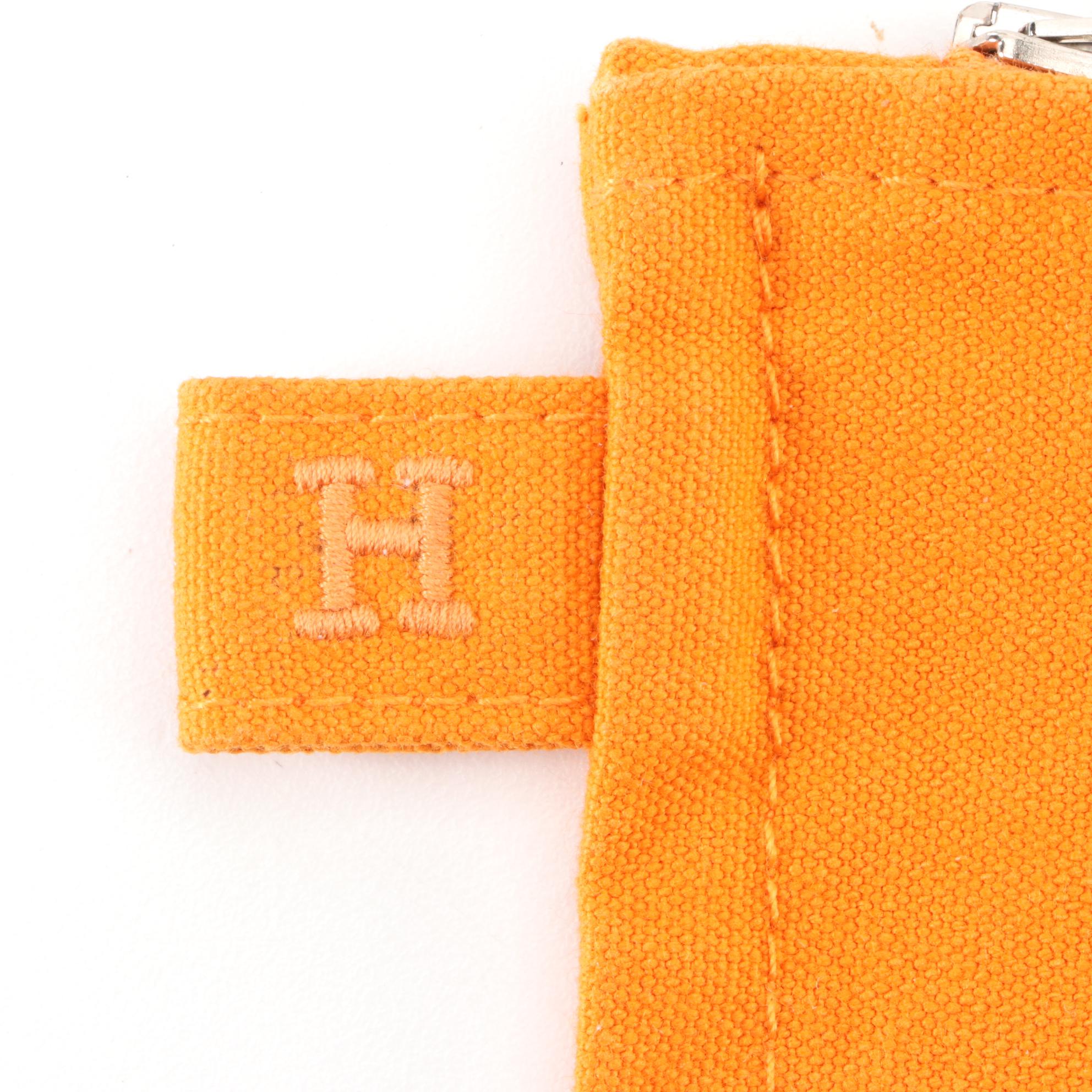 Hermès Canvas Zip Pouch