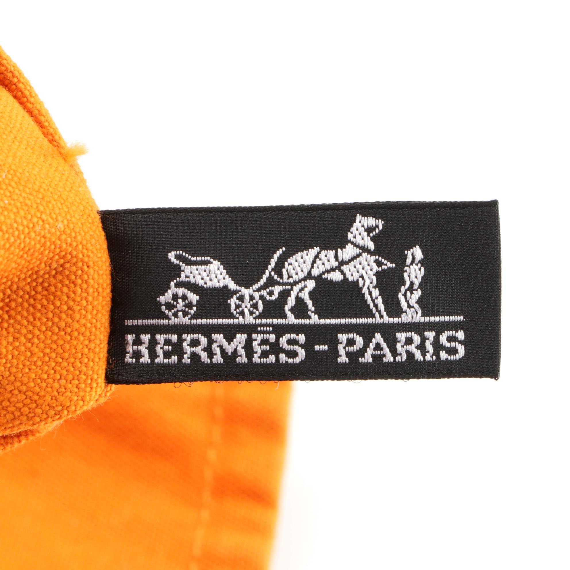 Hermès Canvas Zip Pouch