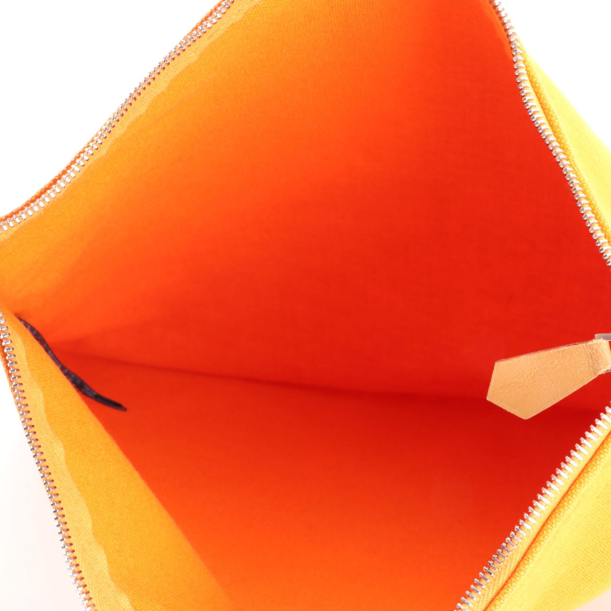 Hermès Canvas Zip Pouch