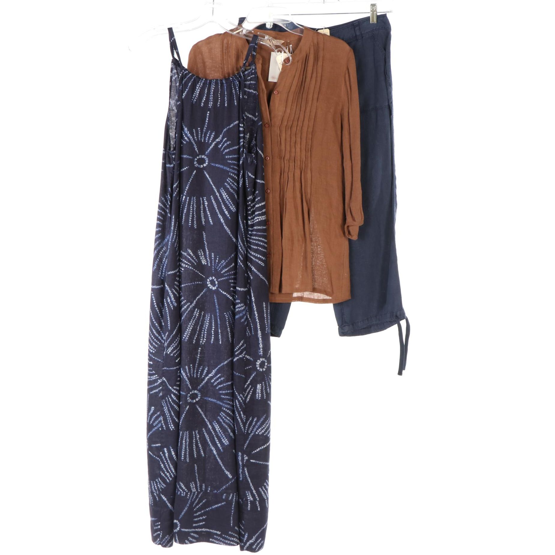 Tommy Bahama Shirt, Dress, and Cropped Pants