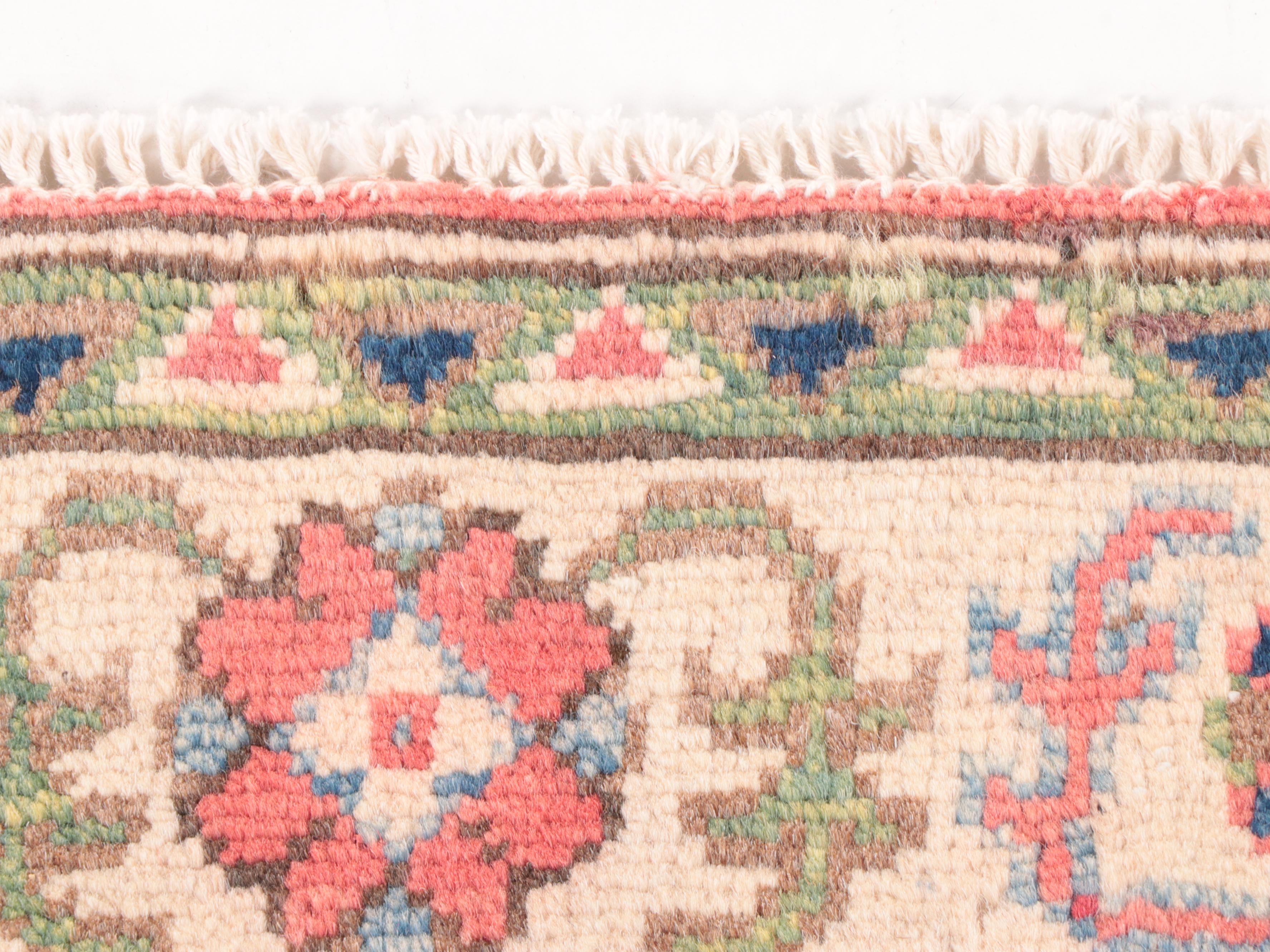 2'6 x 4' Hand-Knotted Afghan Kazak Accent Rug