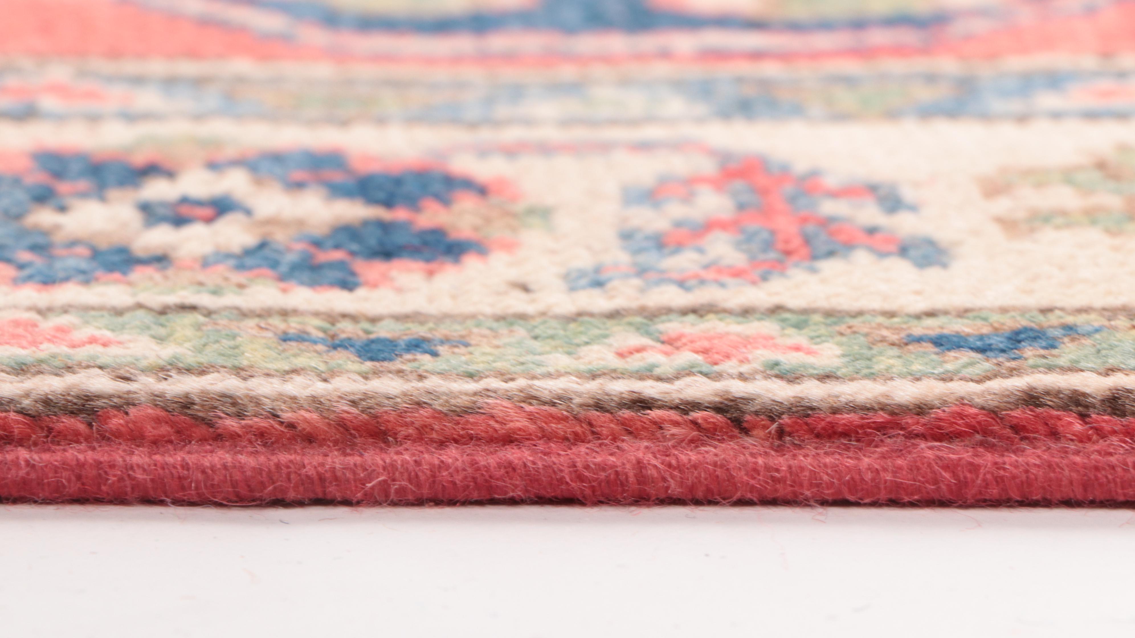 2'6 x 4' Hand-Knotted Afghan Kazak Accent Rug