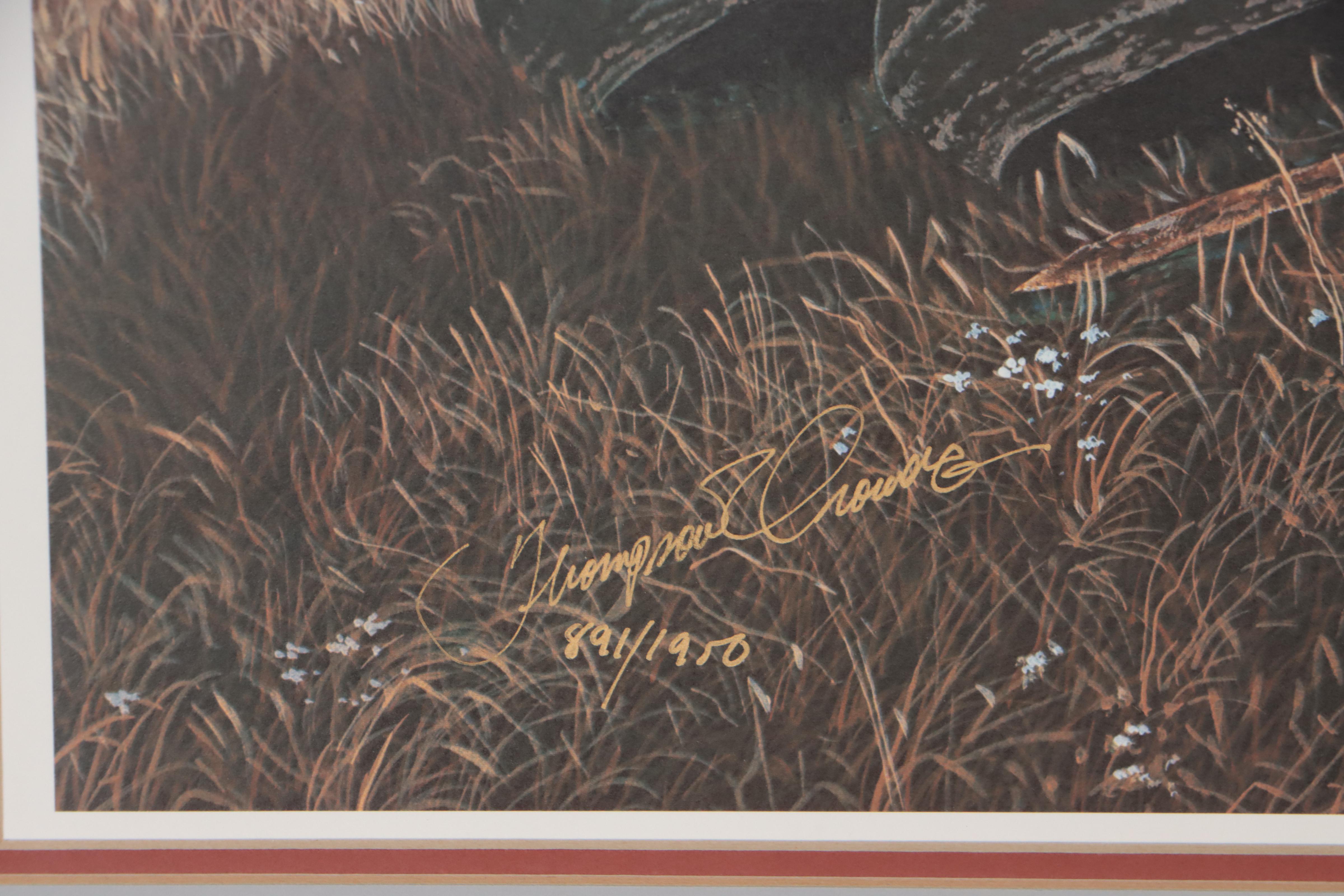 Phillip Crowe Offset Lithograph "Outlaws II," 1986