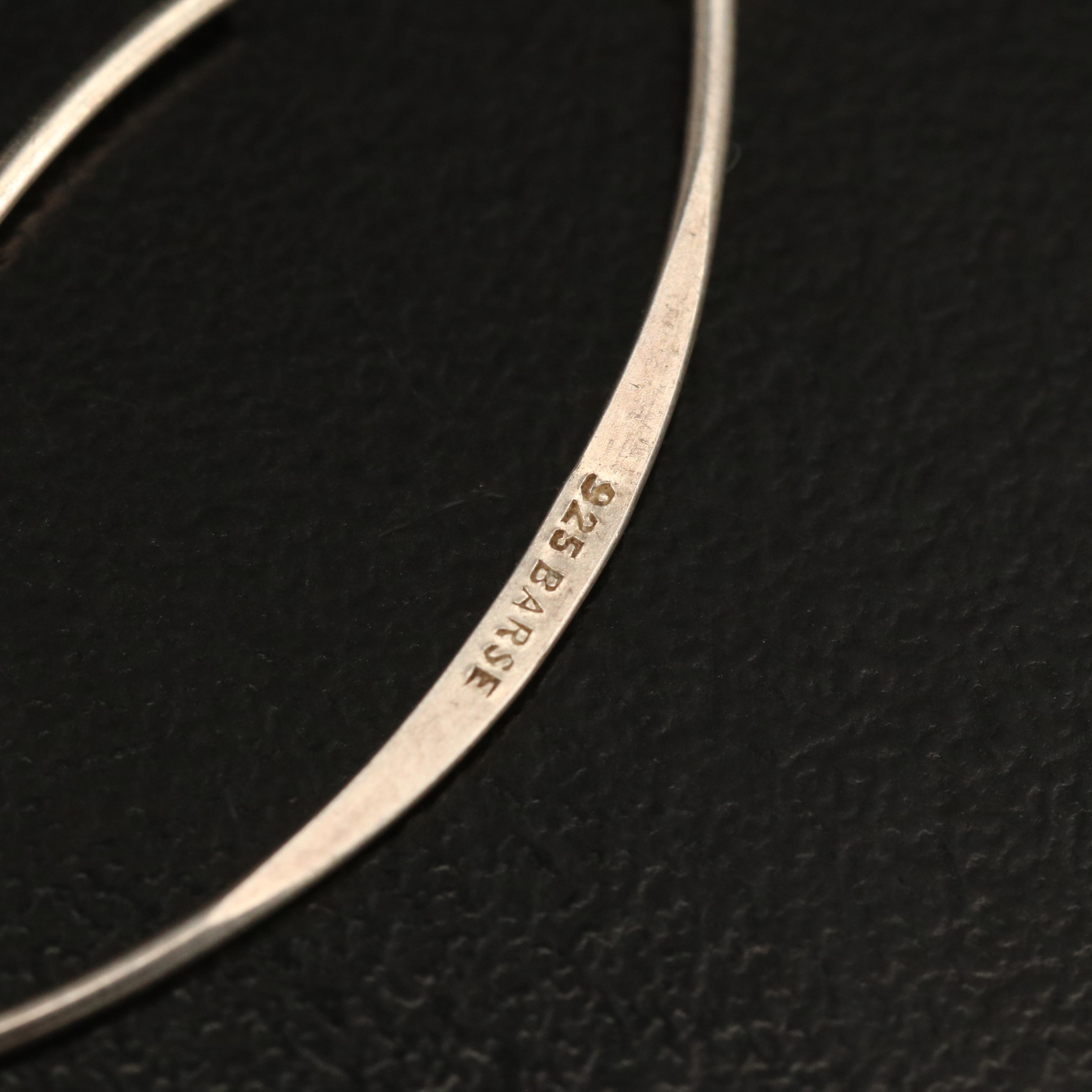 Barse Sterling Turquoise Fluted Drop Earrings