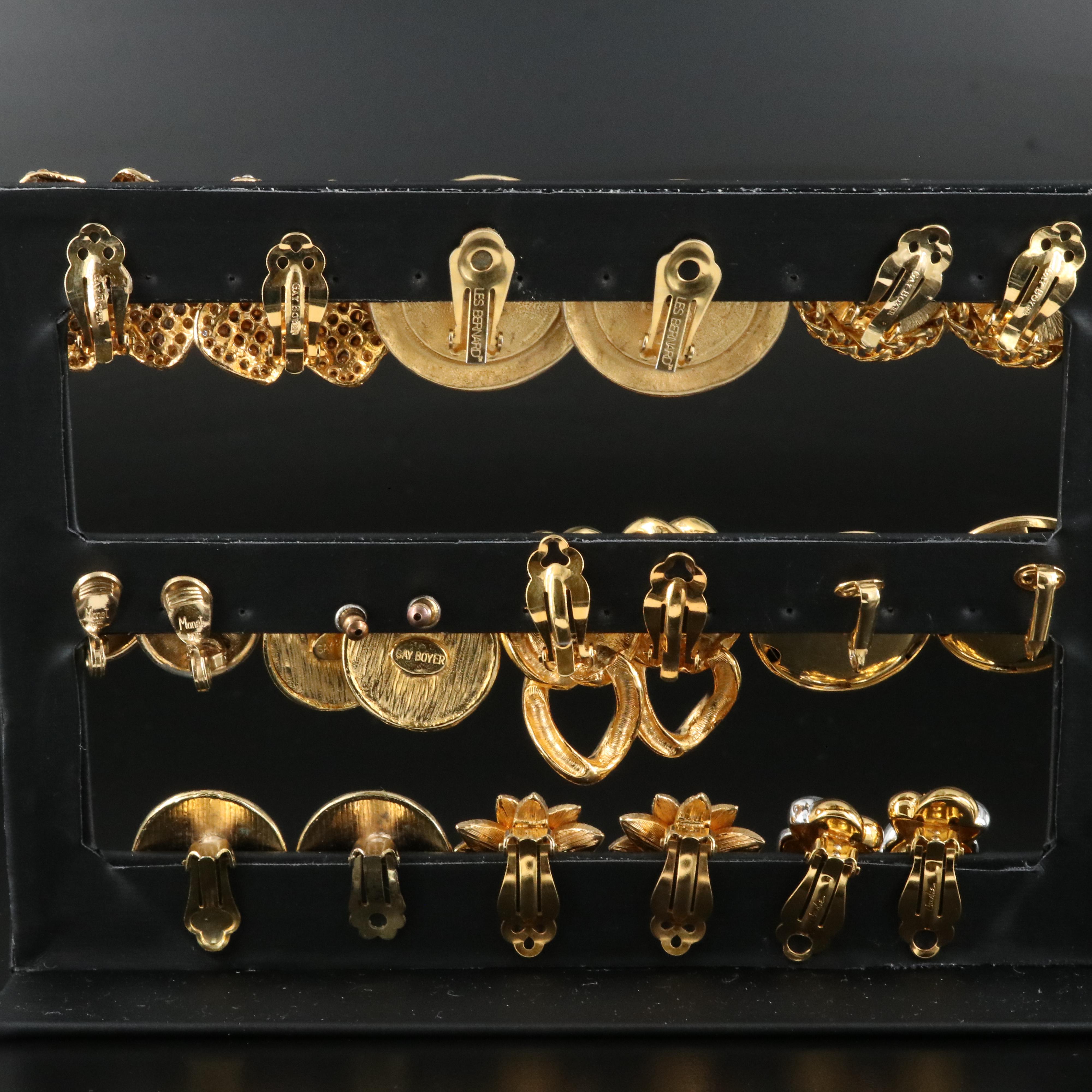 Gay Boyer and Les Bernard Featured in Vintage Clip-On Earring Collection