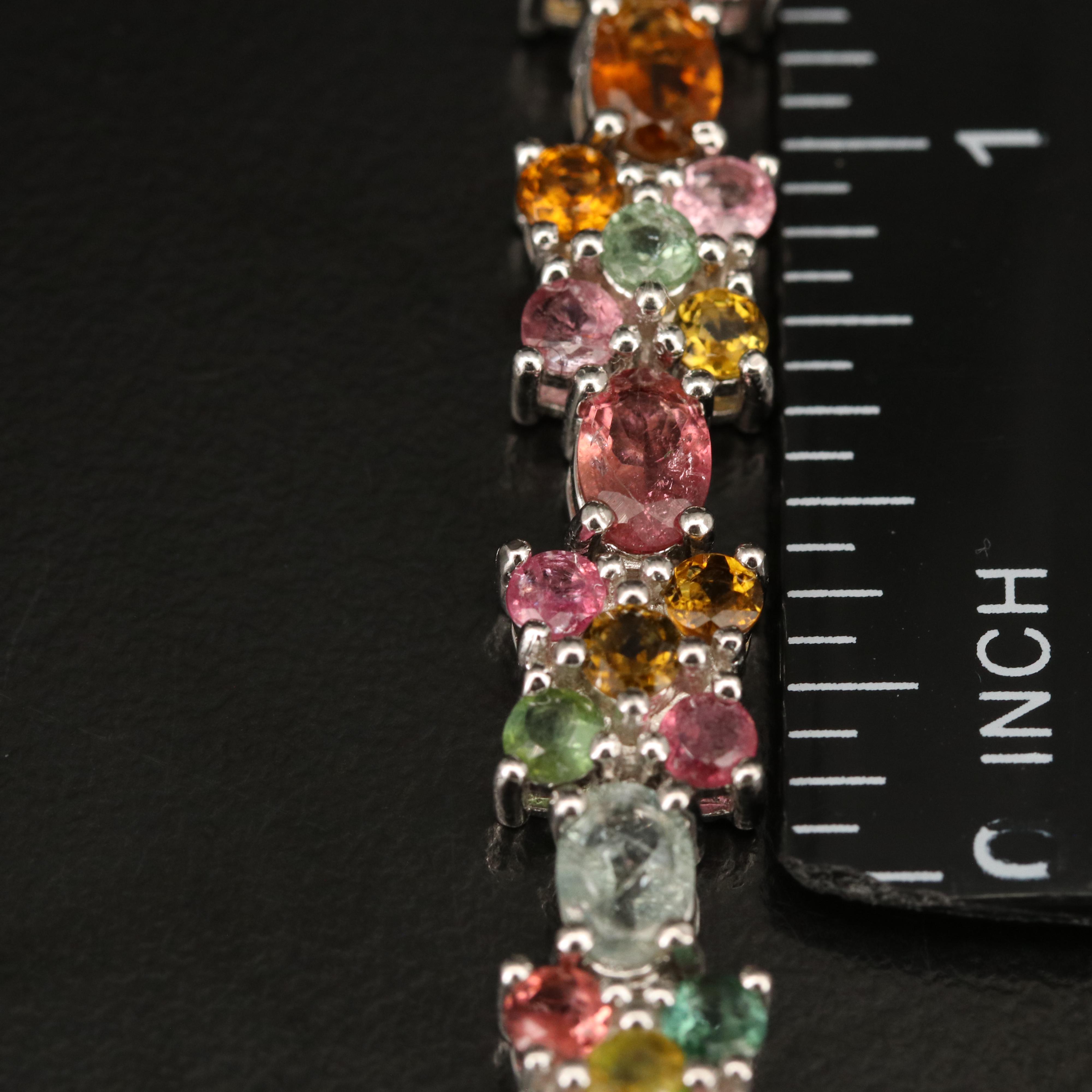 Sterling Tourmaline Bracelet