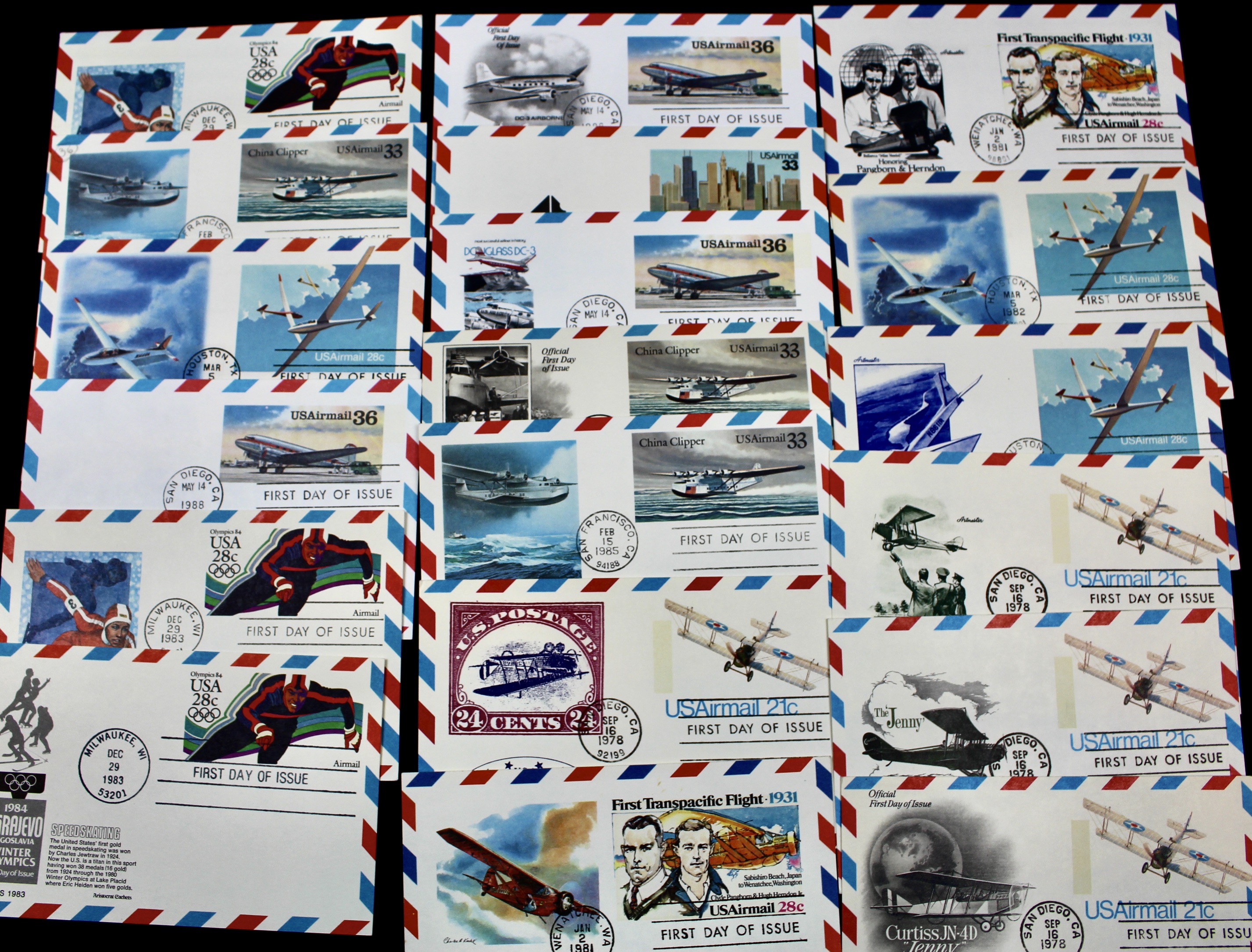 Over 450 Envelopes, Postcards and First Day Postcards