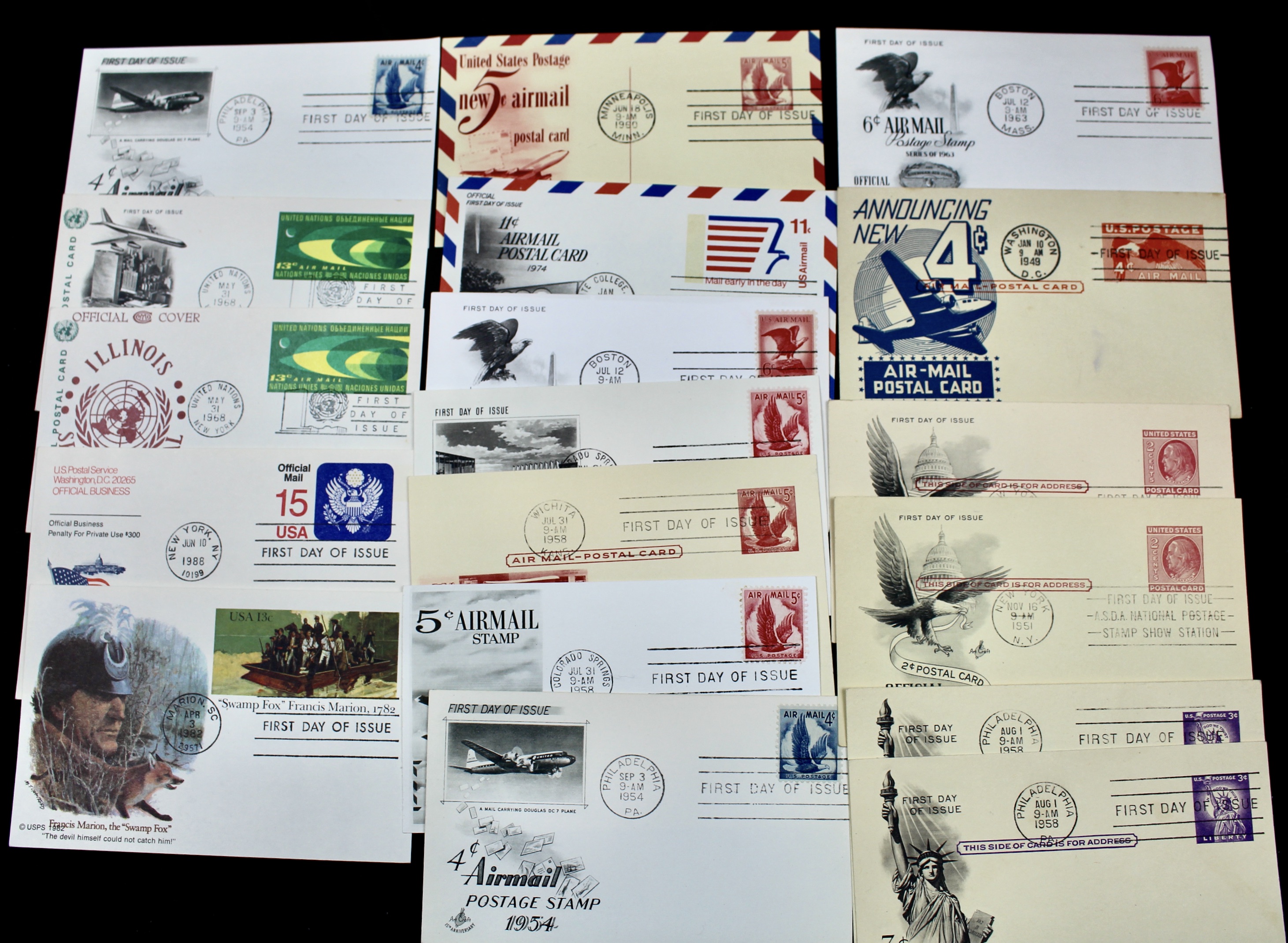 Over 450 Envelopes, Postcards and First Day Postcards