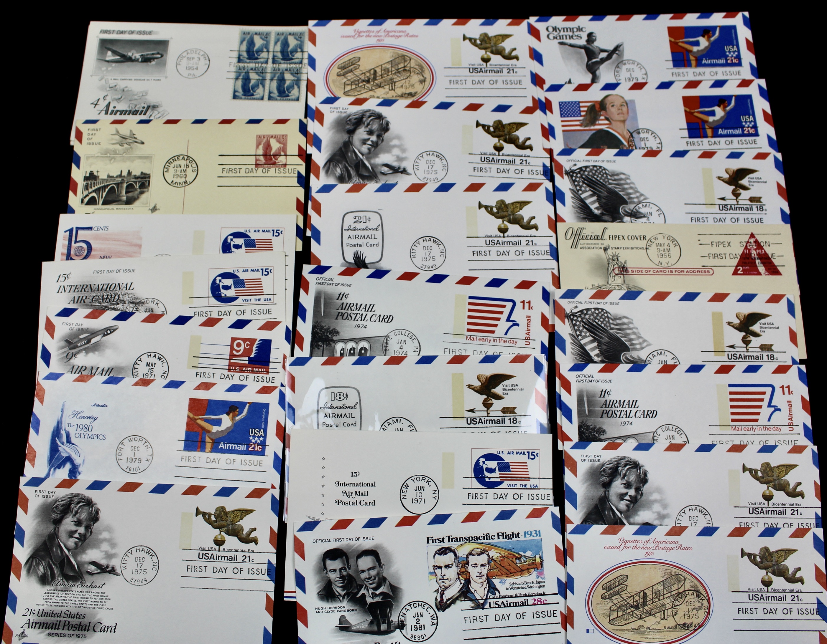 Over 450 Envelopes, Postcards and First Day Postcards