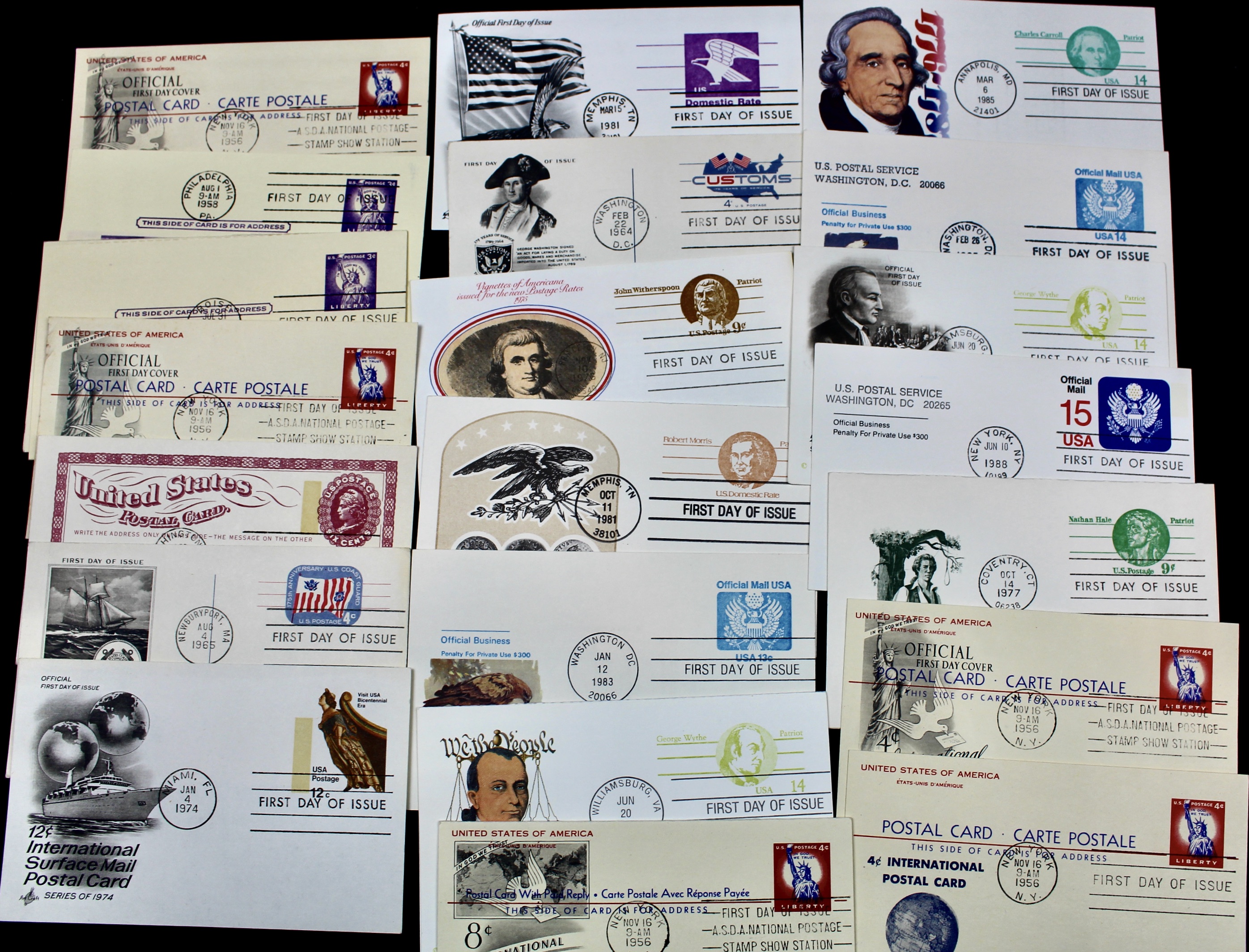 Over 450 Envelopes, Postcards and First Day Postcards