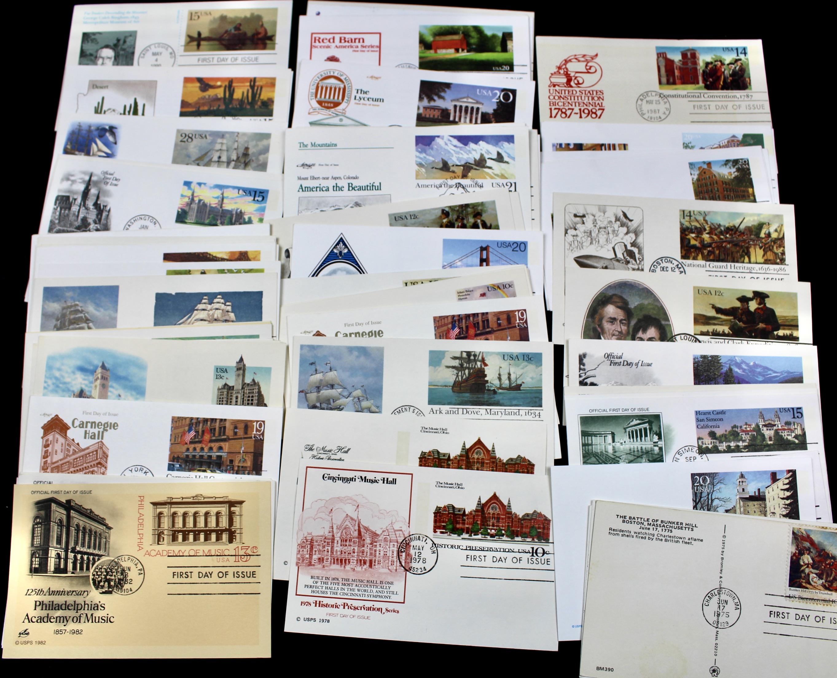 Over 450 Envelopes, Postcards and First Day Postcards