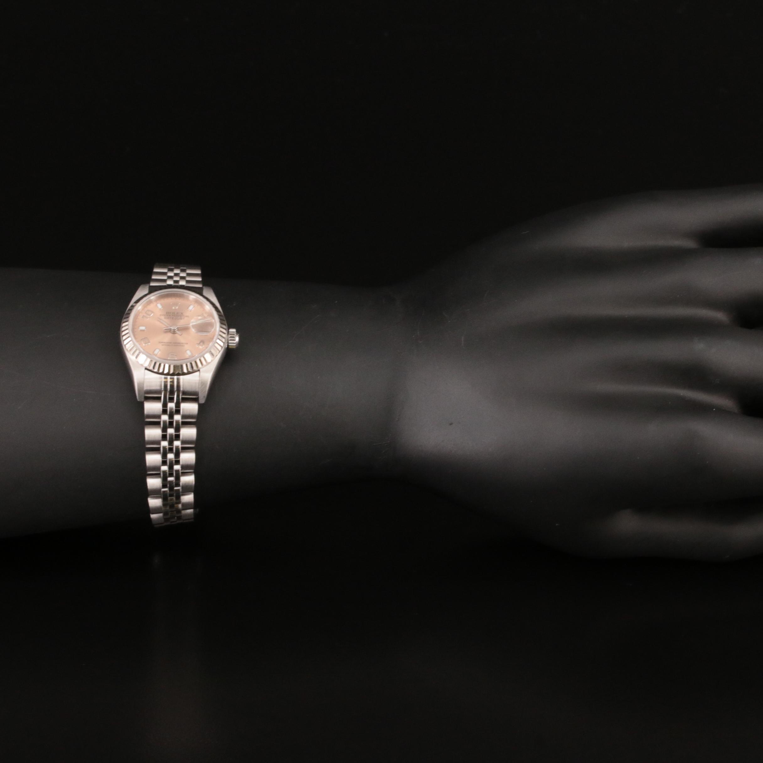 2001 Rolex Stainless Steel and 18K Datejust Watch