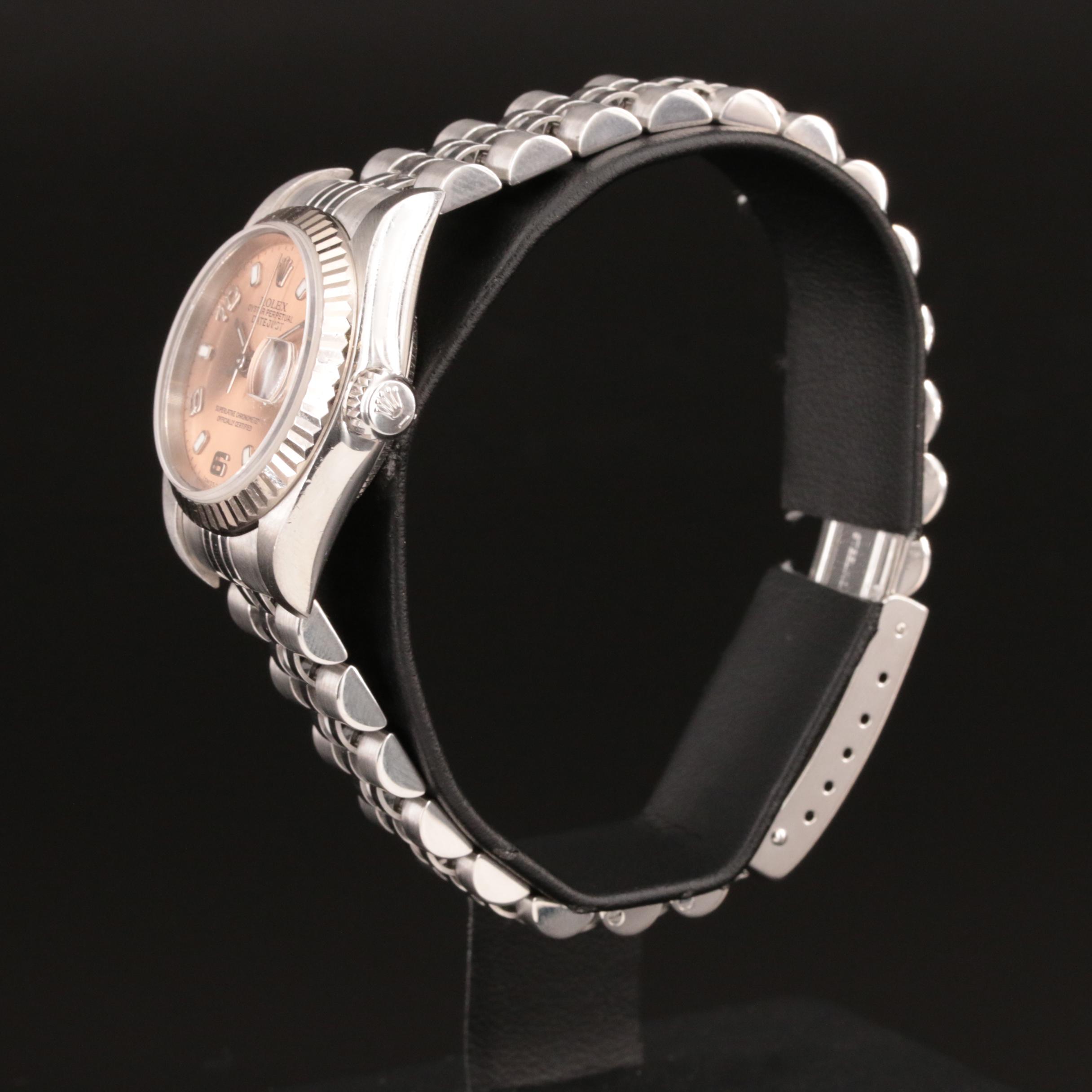 2001 Rolex Stainless Steel and 18K Datejust Watch