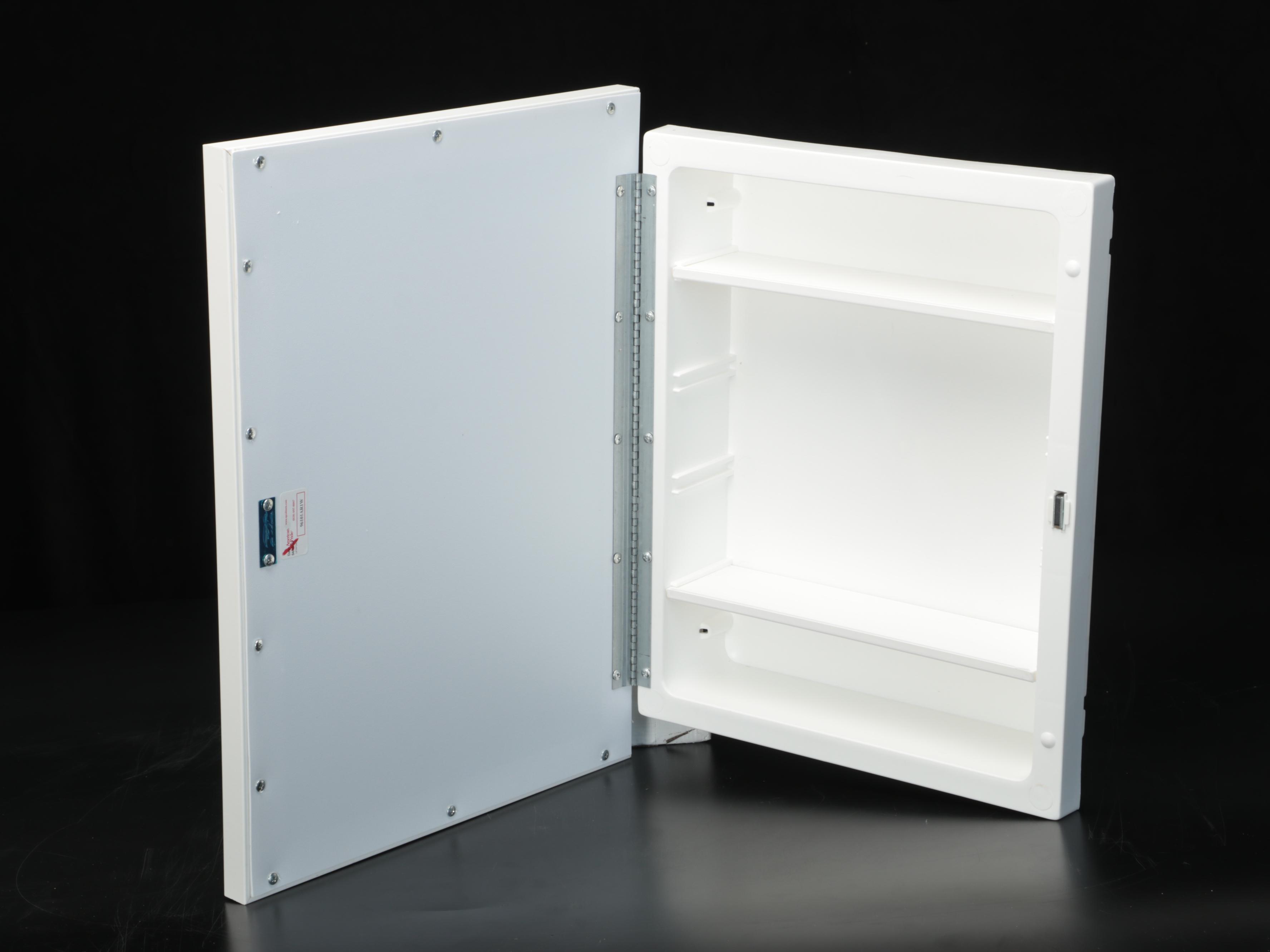 White Recess Mount Medicine Cabinet